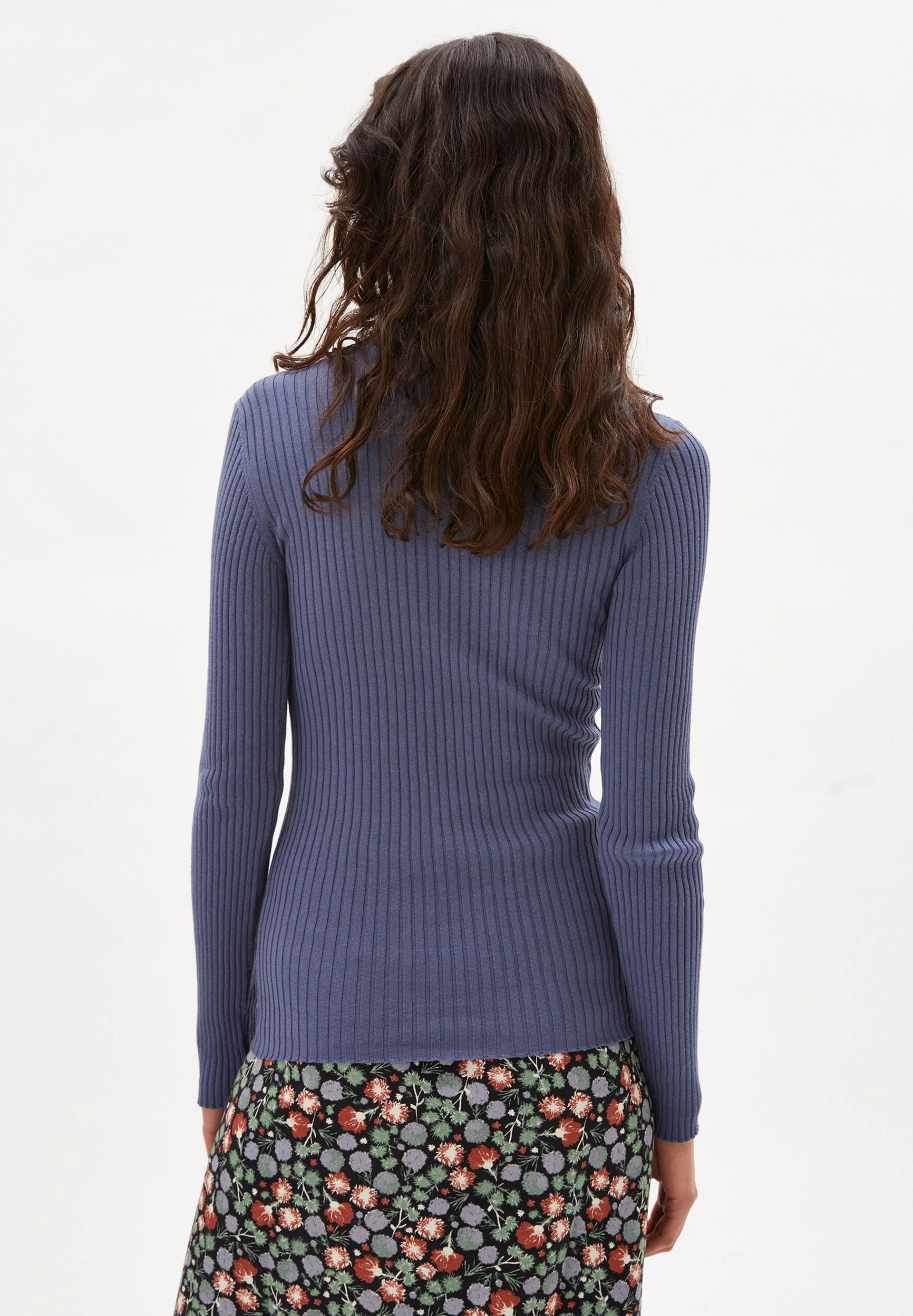 ALAANIA STRICKPULLOVER | shadow blue - Image 2