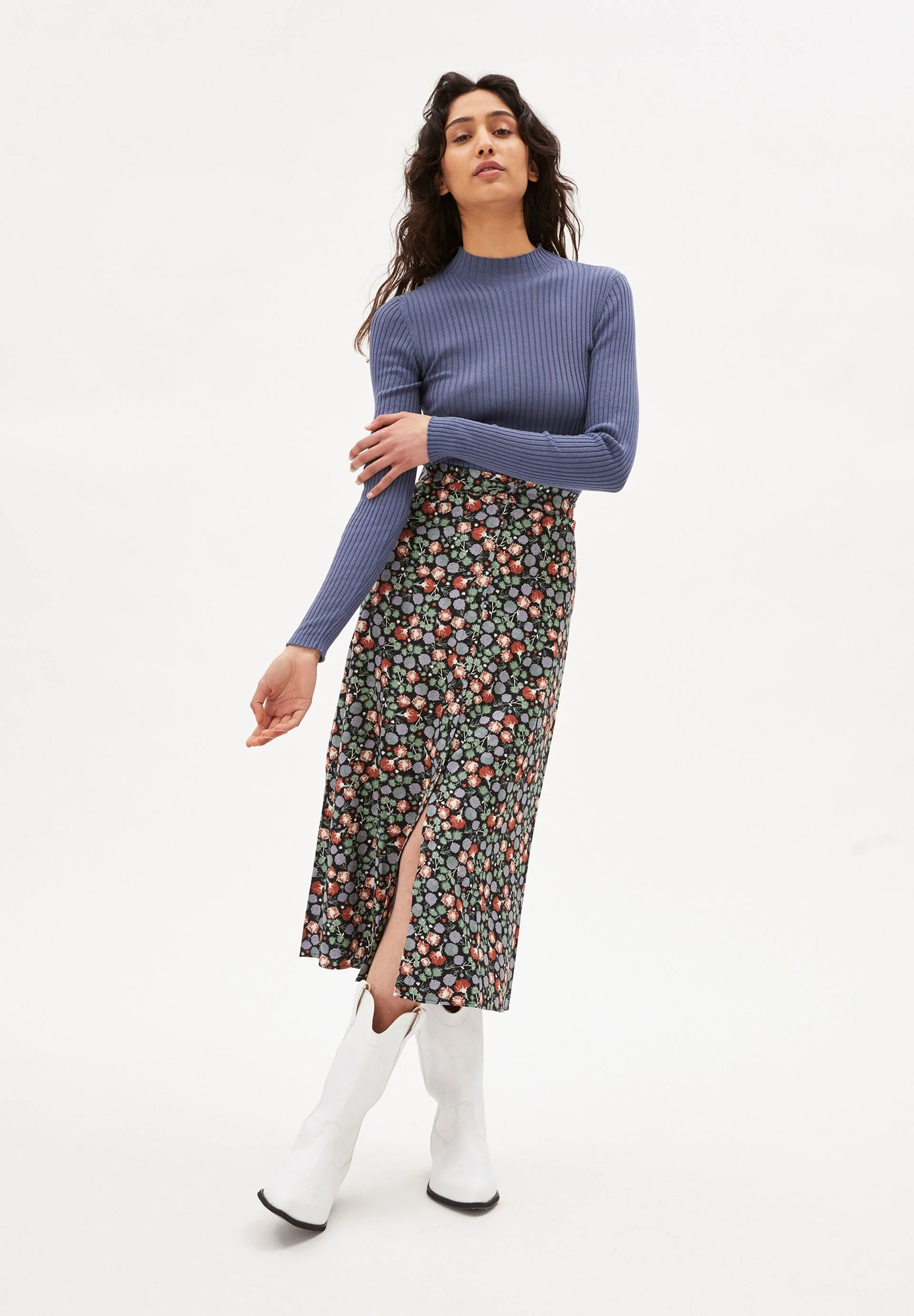 ALAANIA STRICKPULLOVER | shadow blue - Image 5