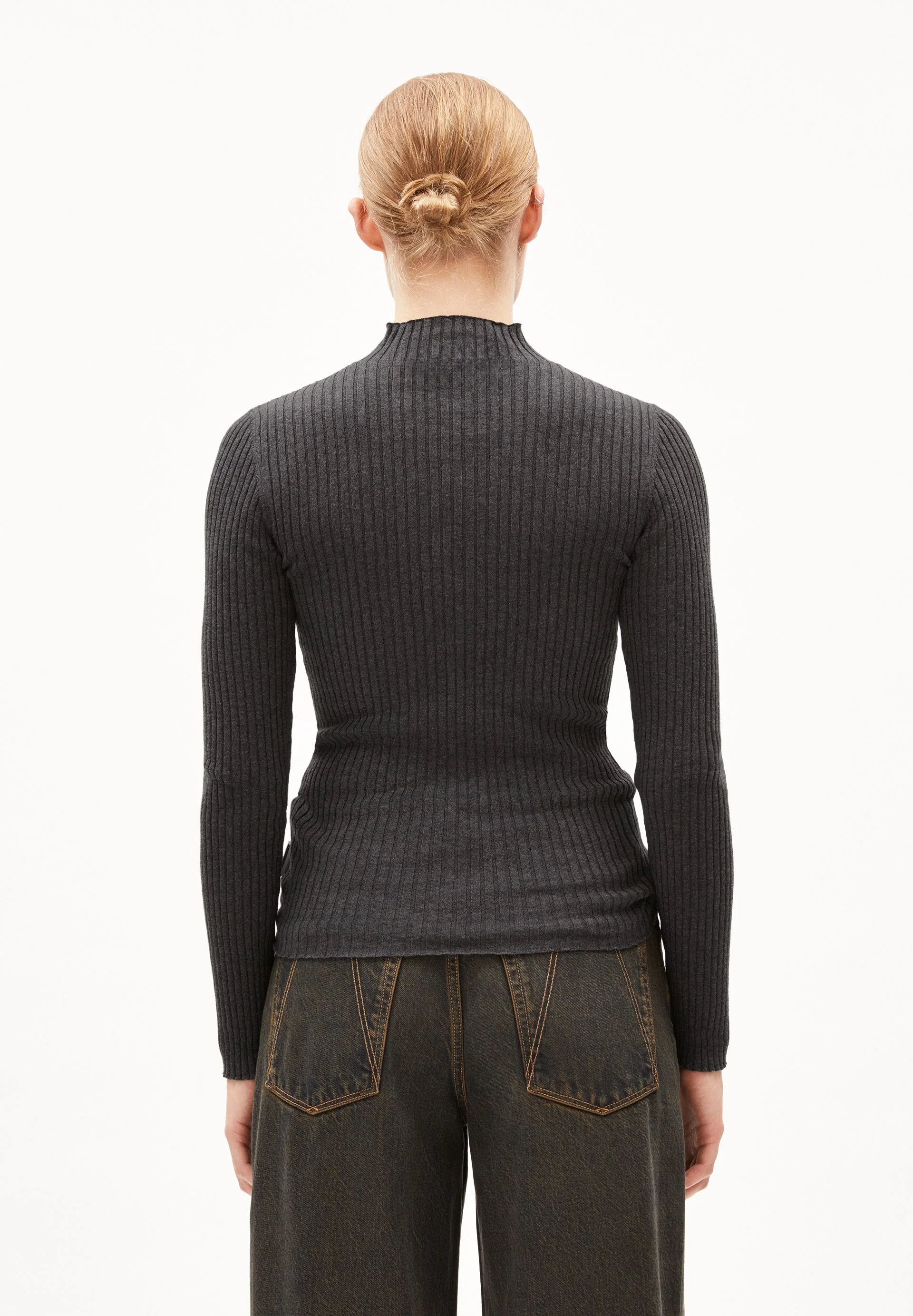 ALAANIA STRICKPULLOVER | steel melange - Image 2