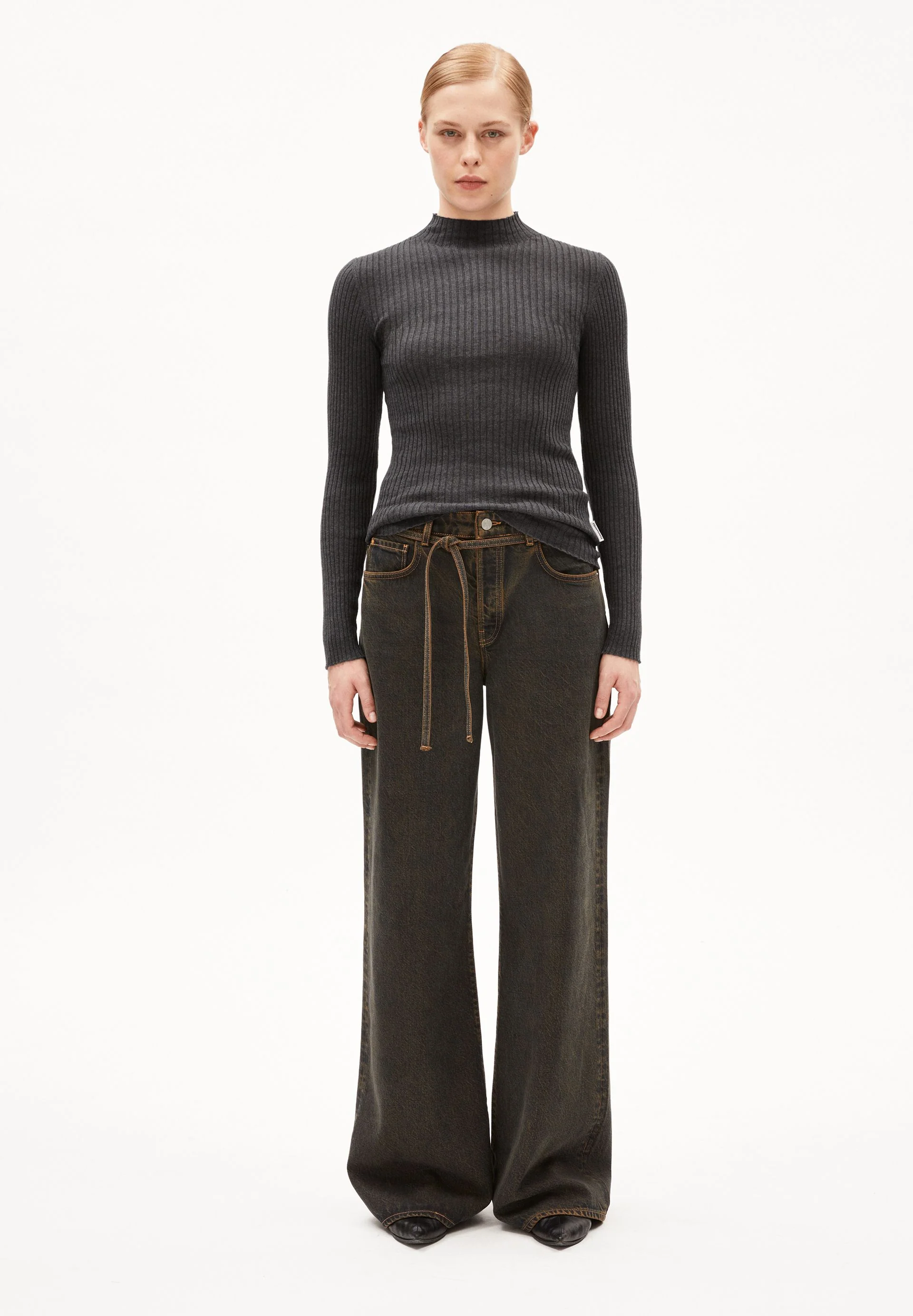 ALAANIA STRICKPULLOVER | steel melange - Image 5