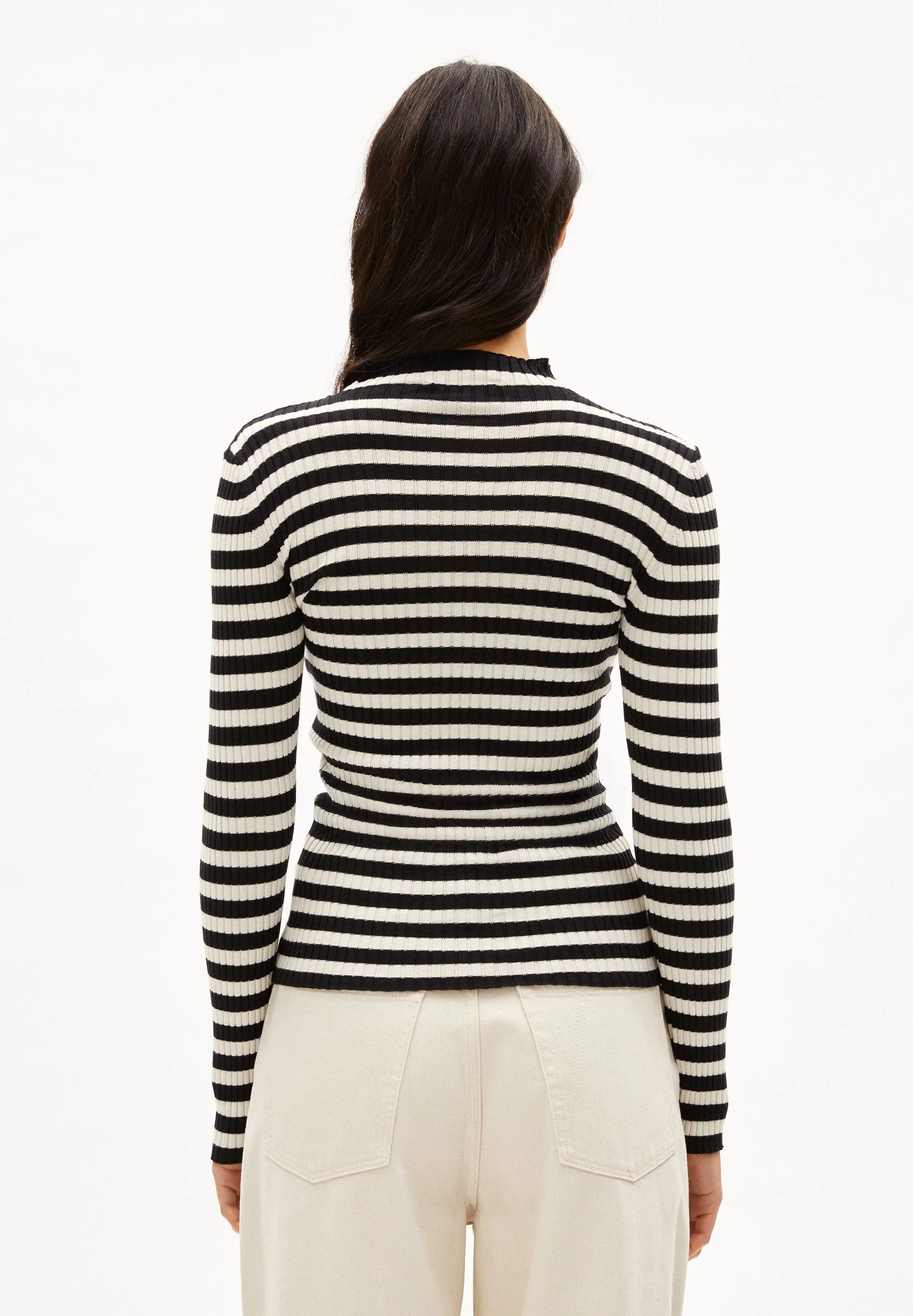 ALAANIA STRIPED | black-oatmilk - Image 2
