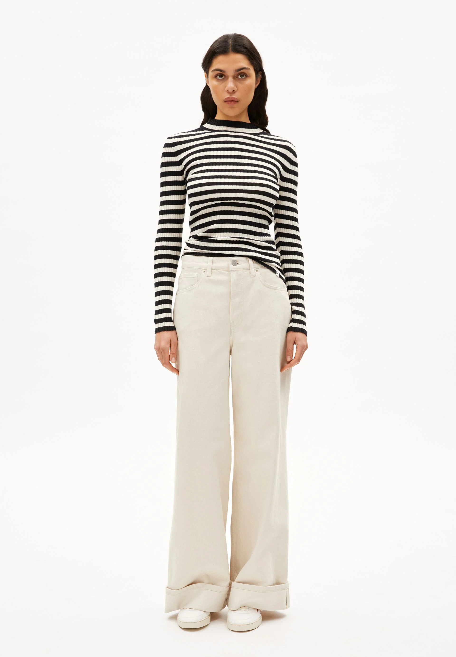 ALAANIA STRIPED | black-oatmilk - Image 5