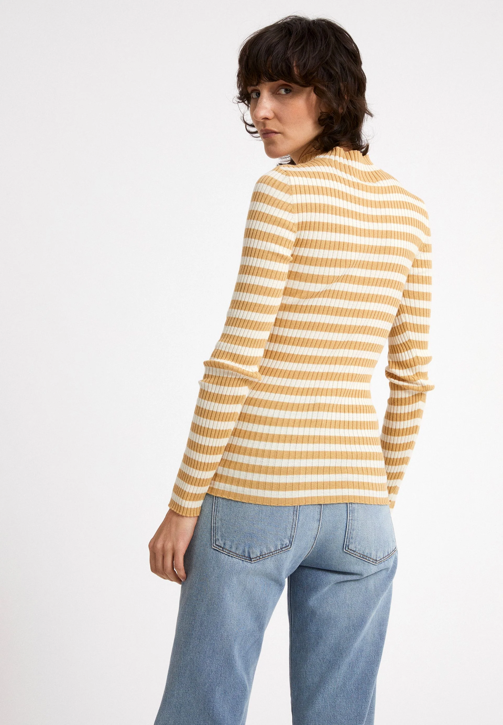 ALAANIA STRIPED | golden harvest-oatmilk - Image 2