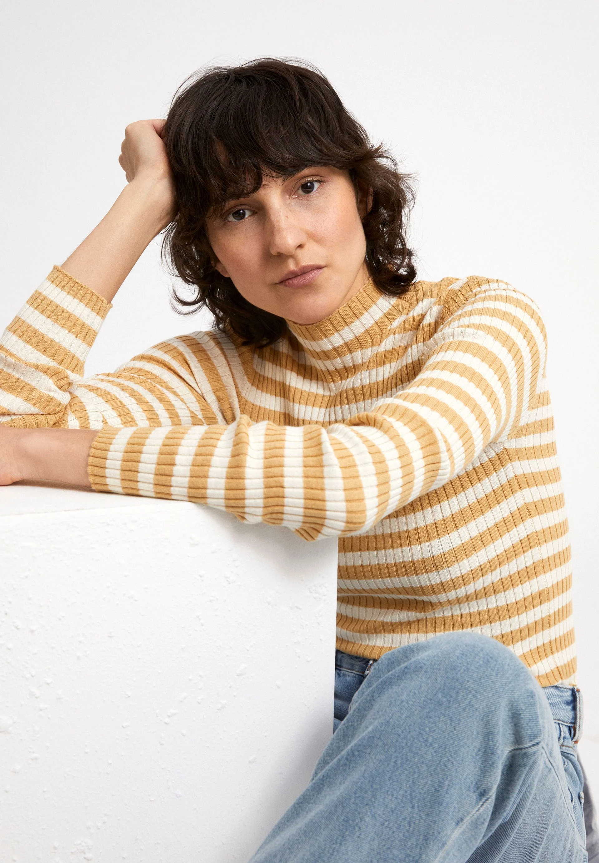 ALAANIA STRIPED | golden harvest-oatmilk - Image 4