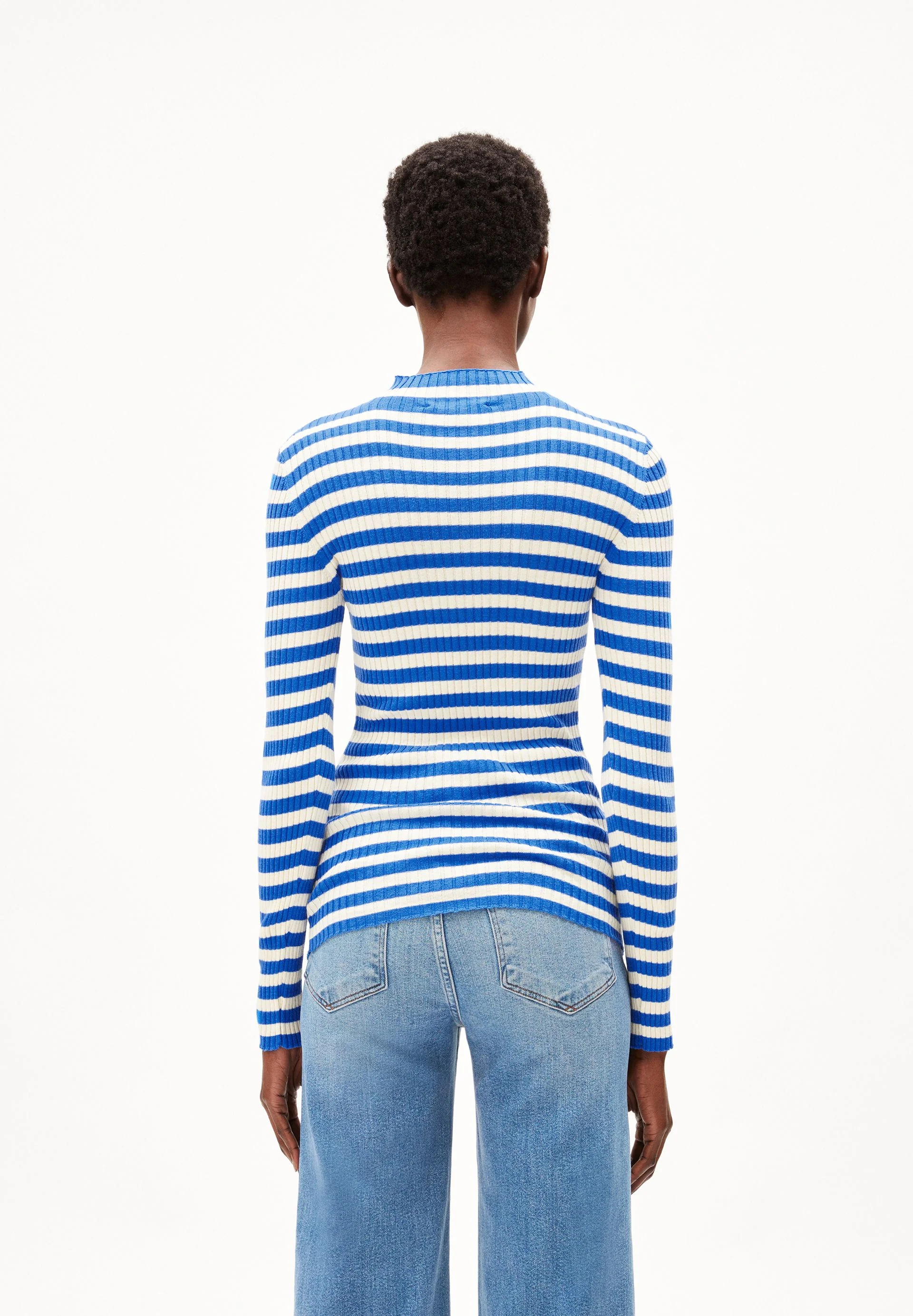 ALAANIA STRIPED | warm blue-oatmilk - Image 2