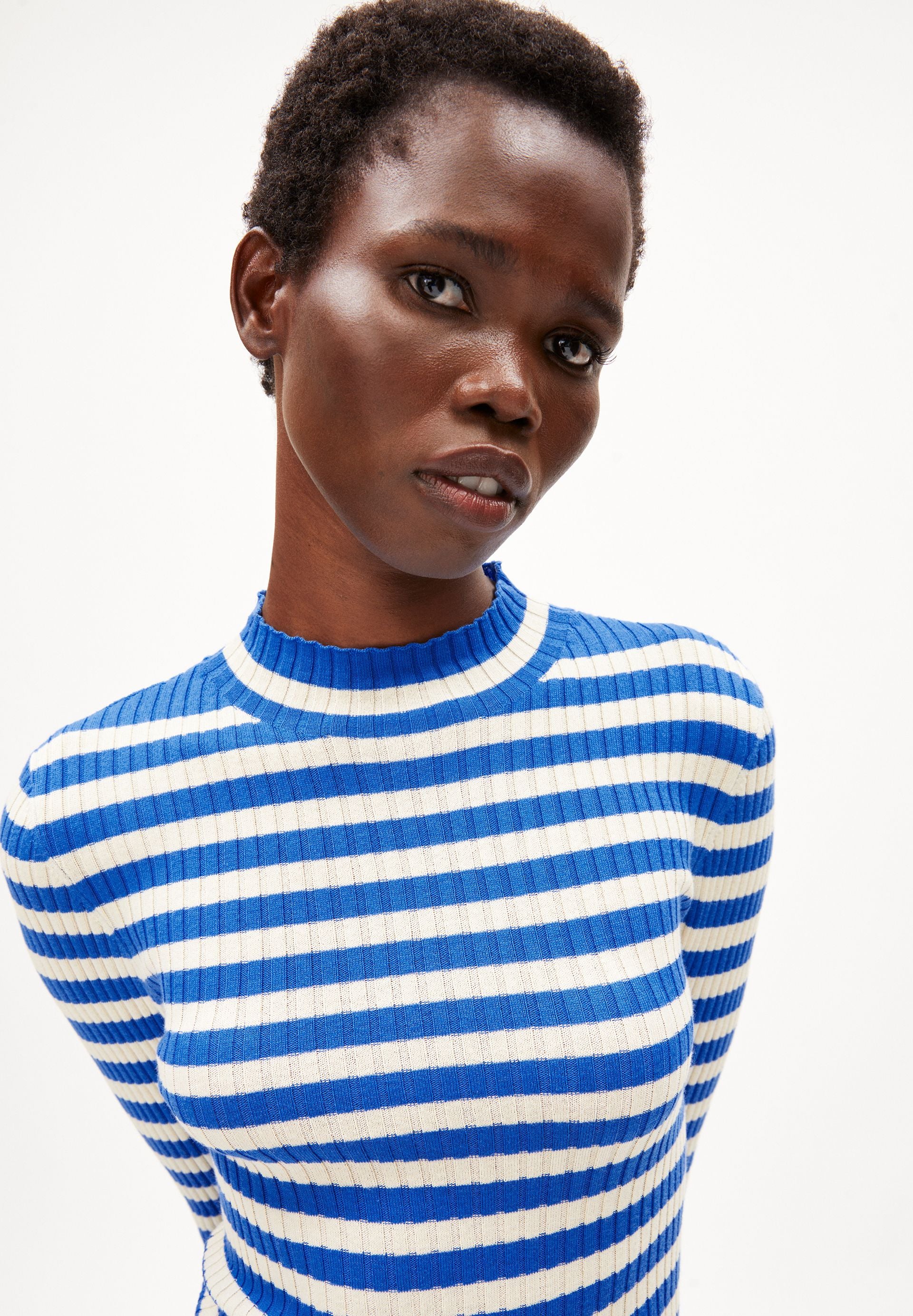 ALAANIA STRIPED | warm blue-oatmilk - Image 3
