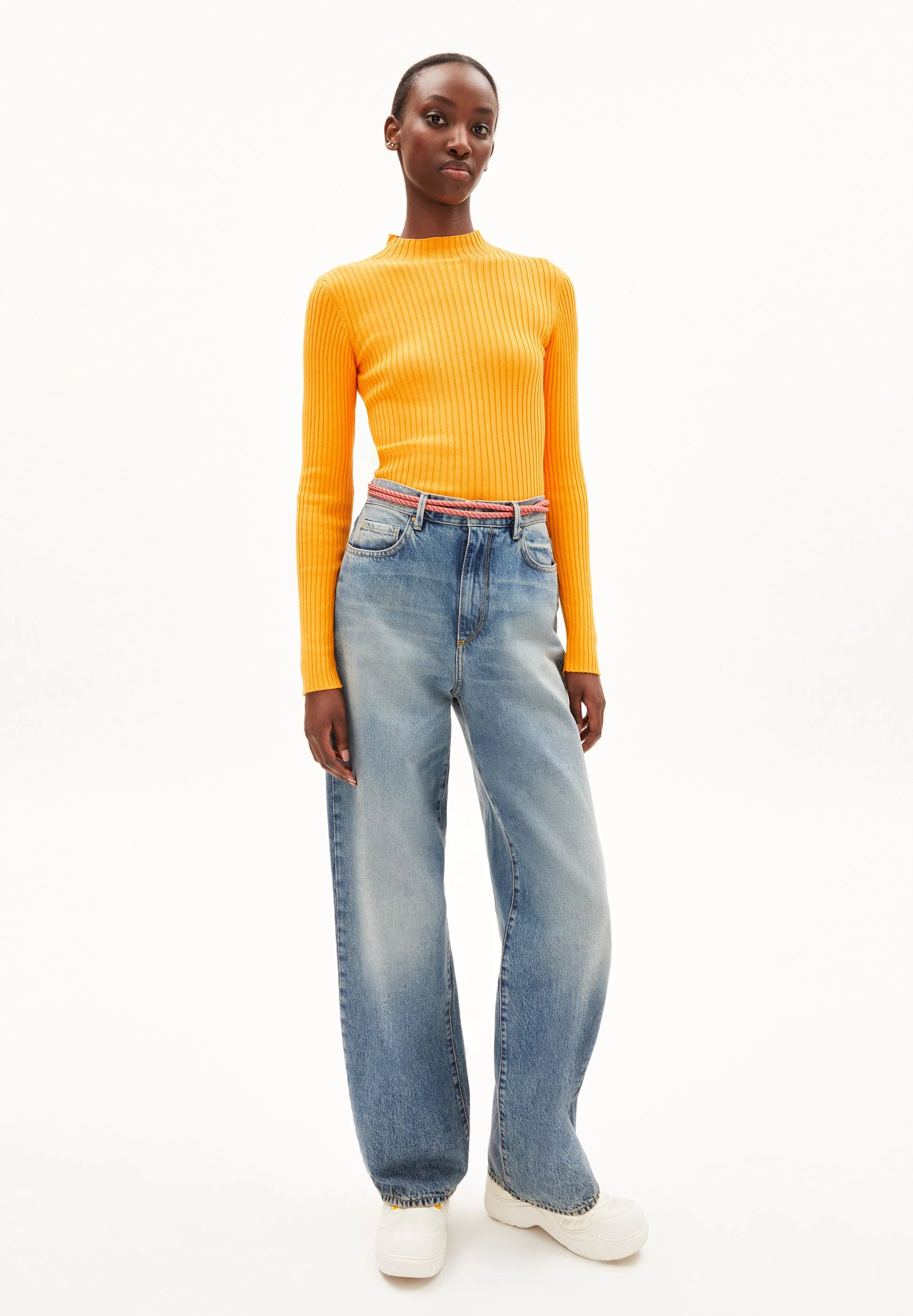 ALAANIA STRICKPULLOVER | sunset - Image 5