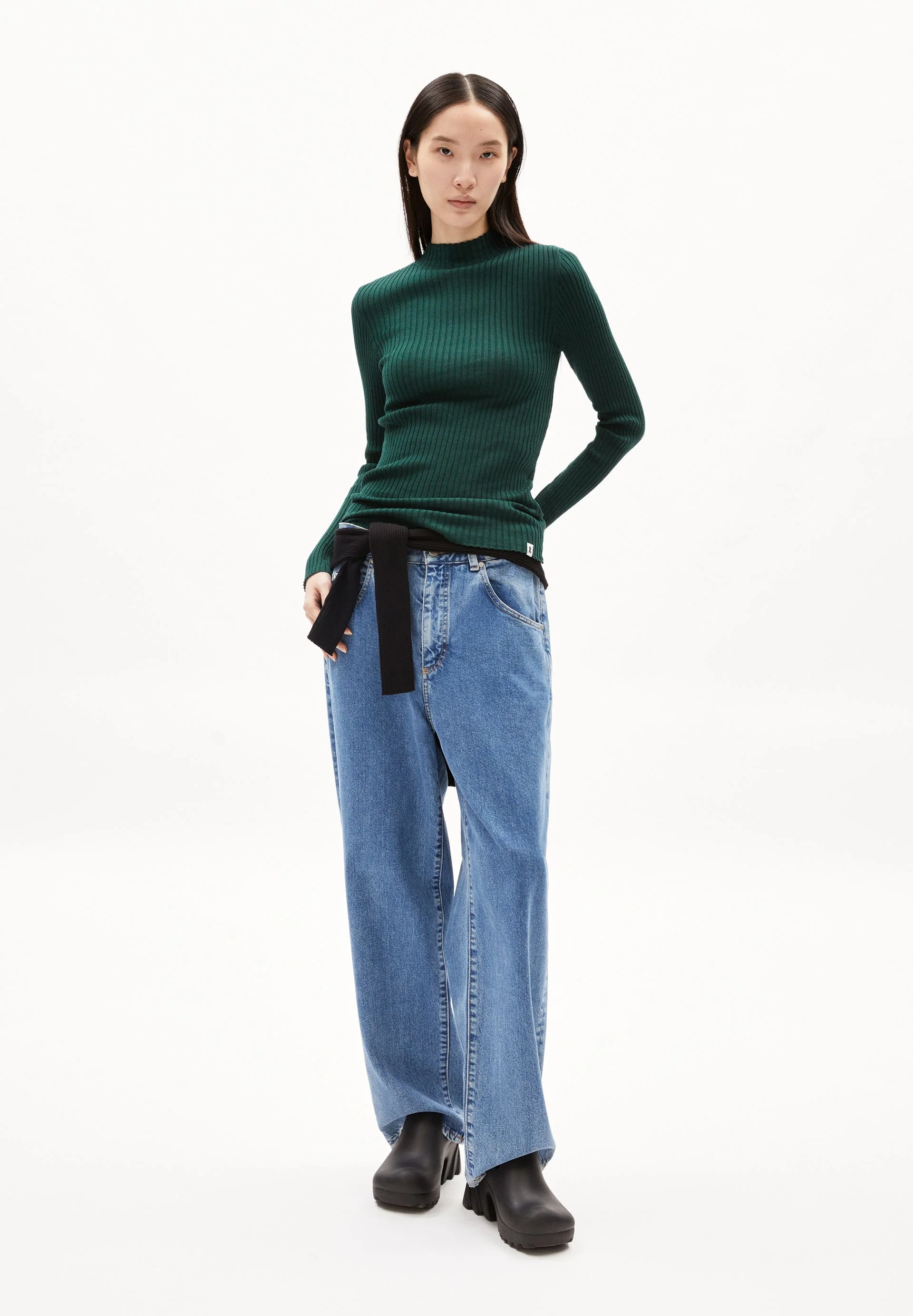 ALAANIA STRICKPULLOVER | teal stone - Image 5