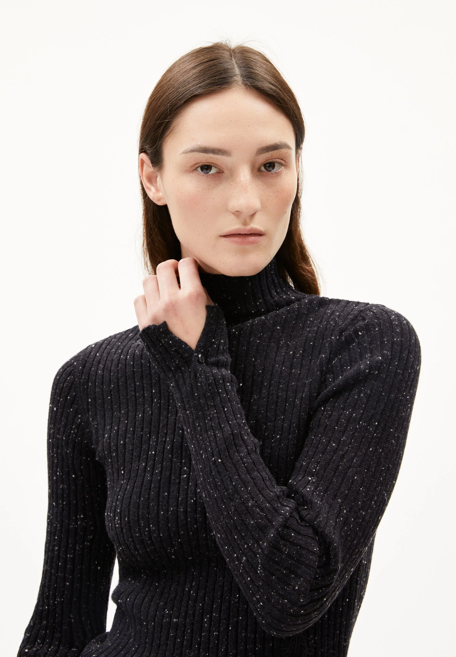 ALAANIA TWEED | black-oatmilk - Image 2