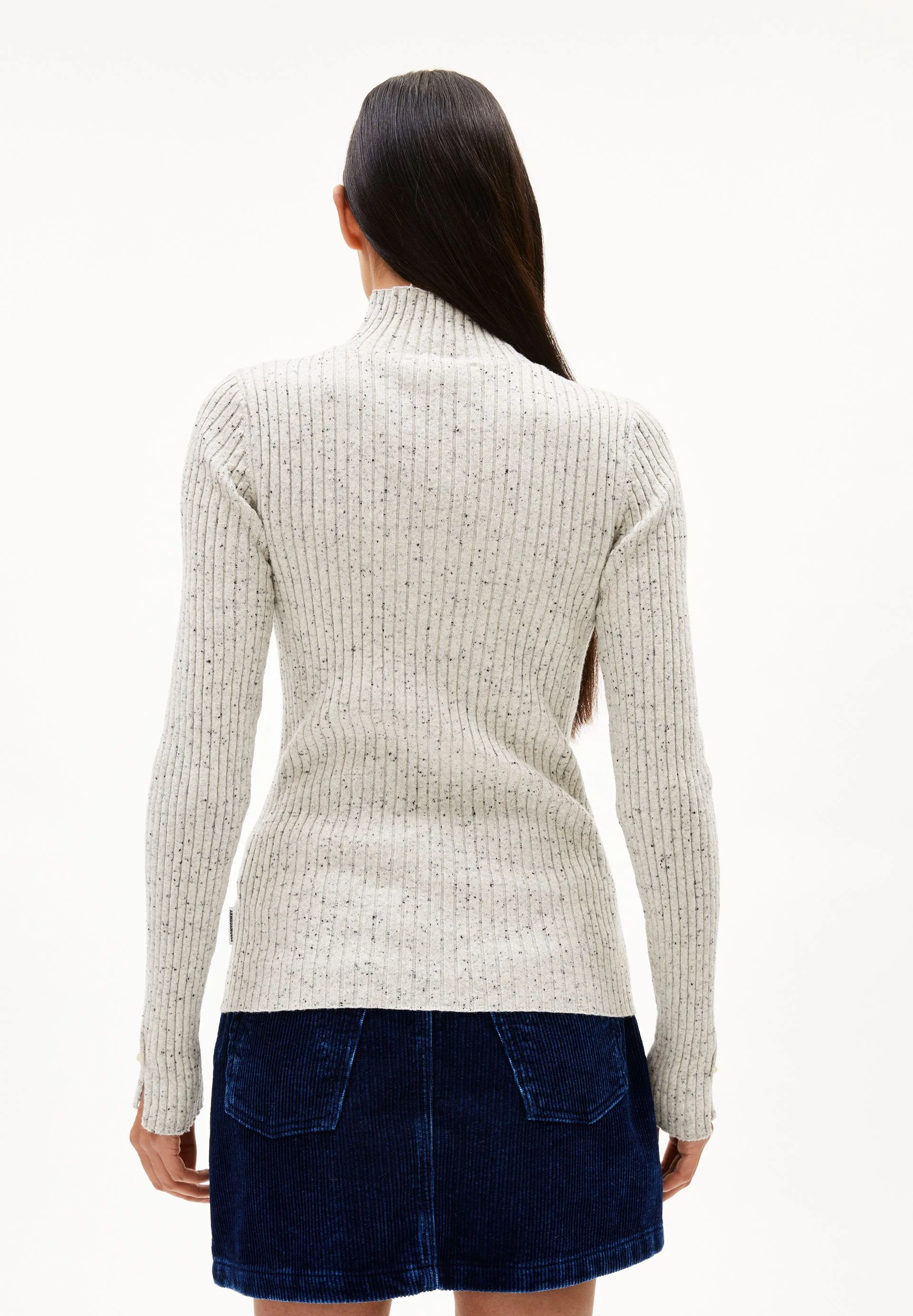 ALAANIA TWEED | oatmilk-black - Image 2