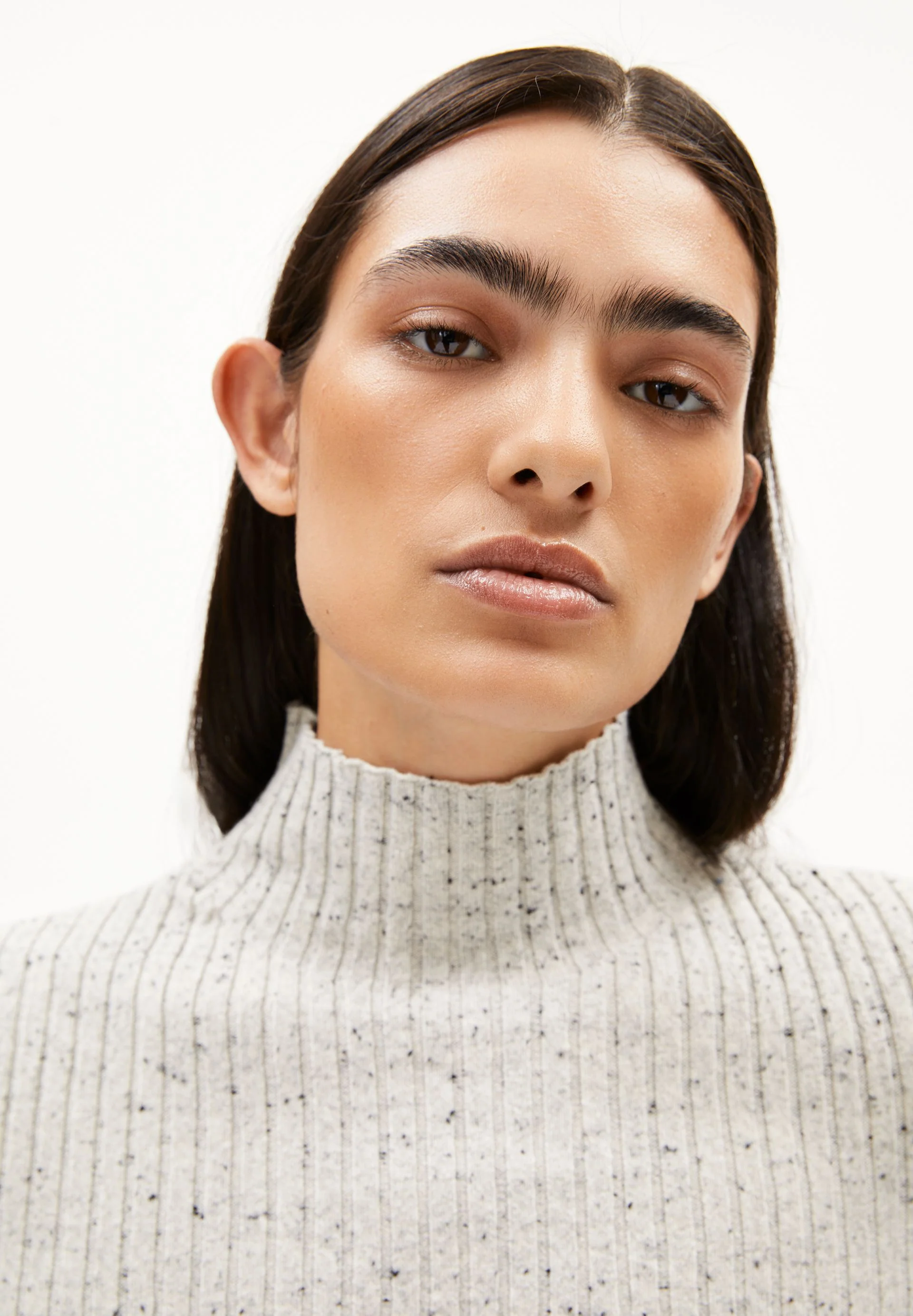 ALAANIA TWEED | oatmilk-black - Image 3