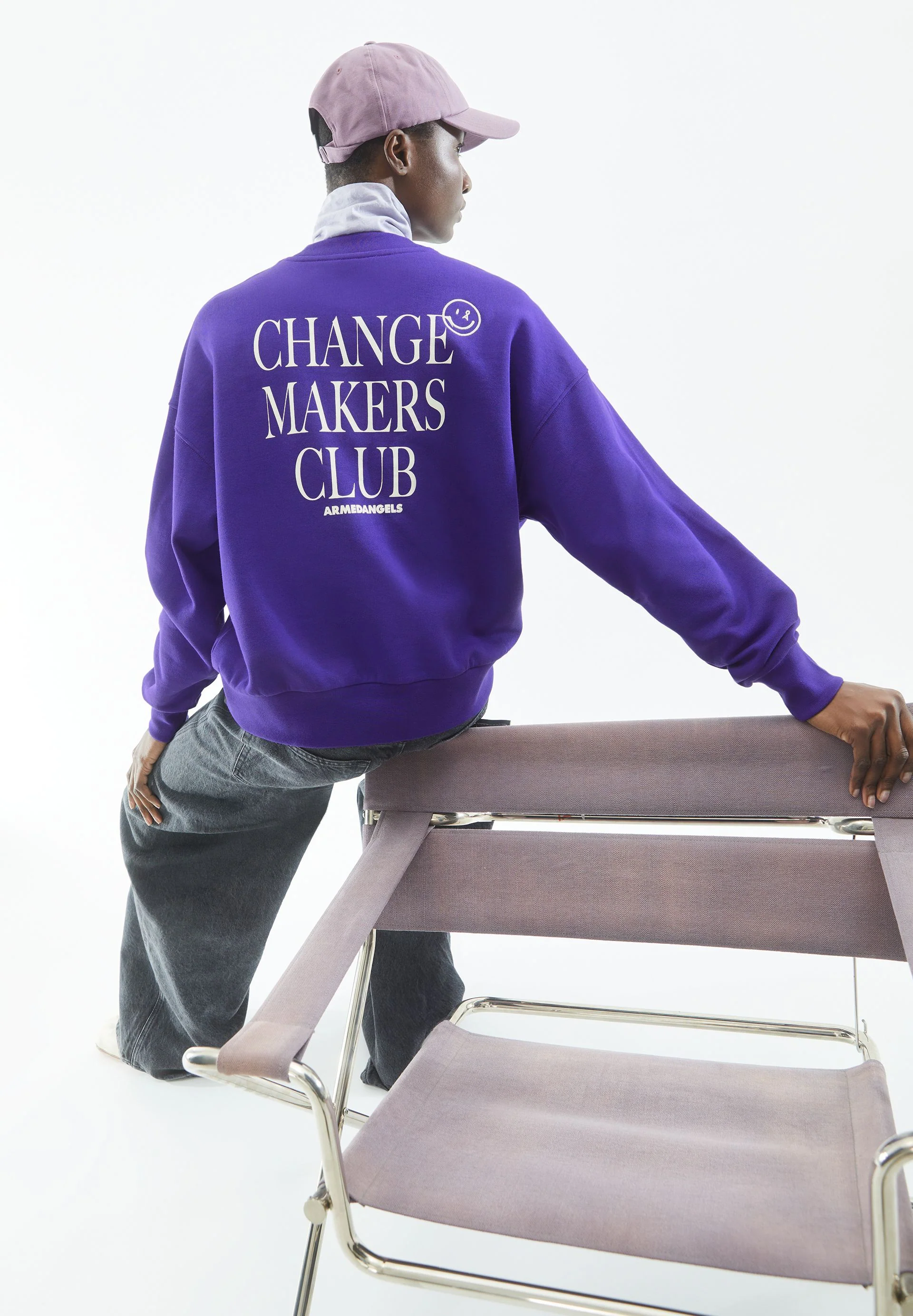 ALIZAA CHAANGE SWEATSHIRT | indigo lilac - Image 4