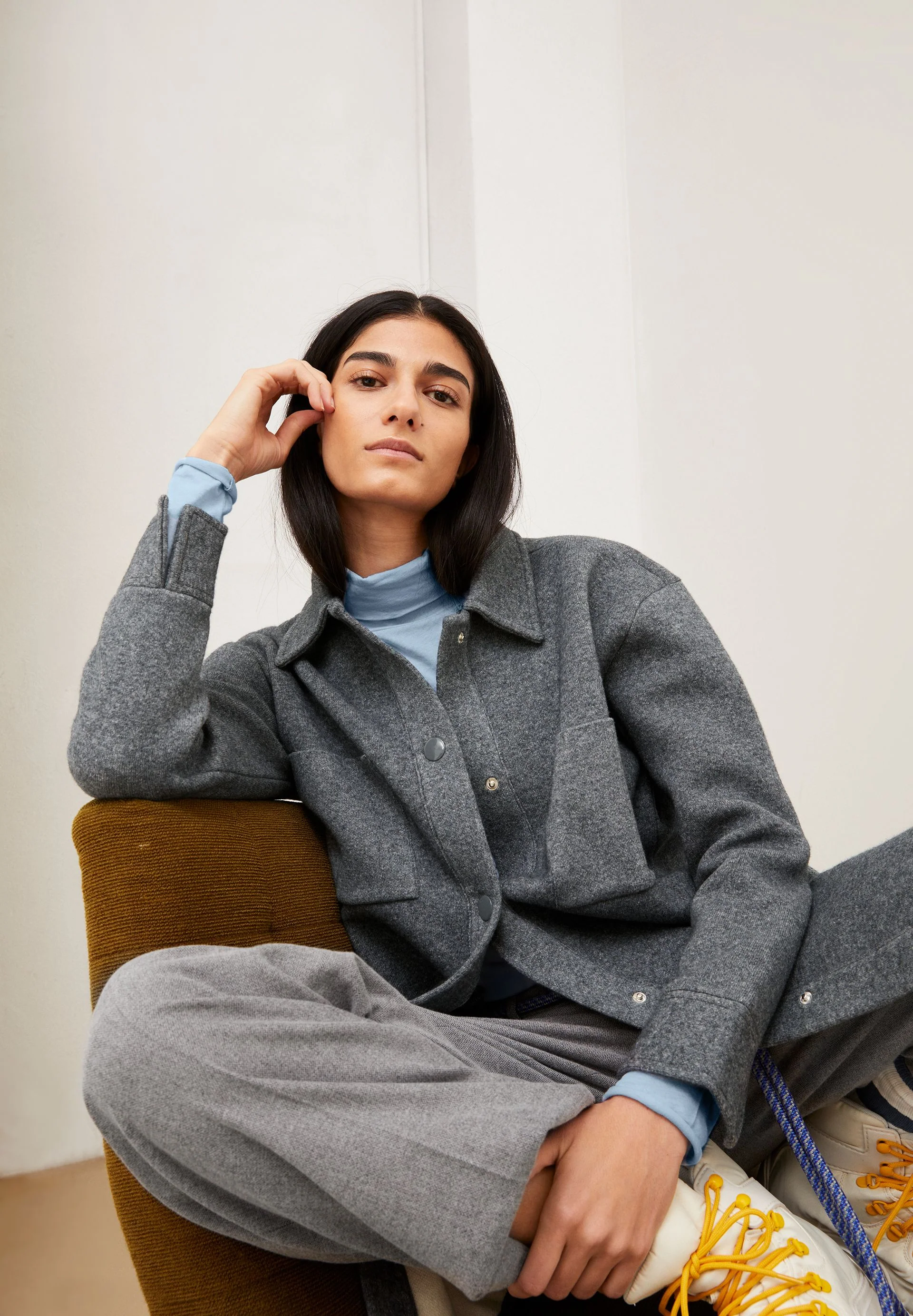 ALMARAA SOFT | mid grey melange-oatmilk - Image 4