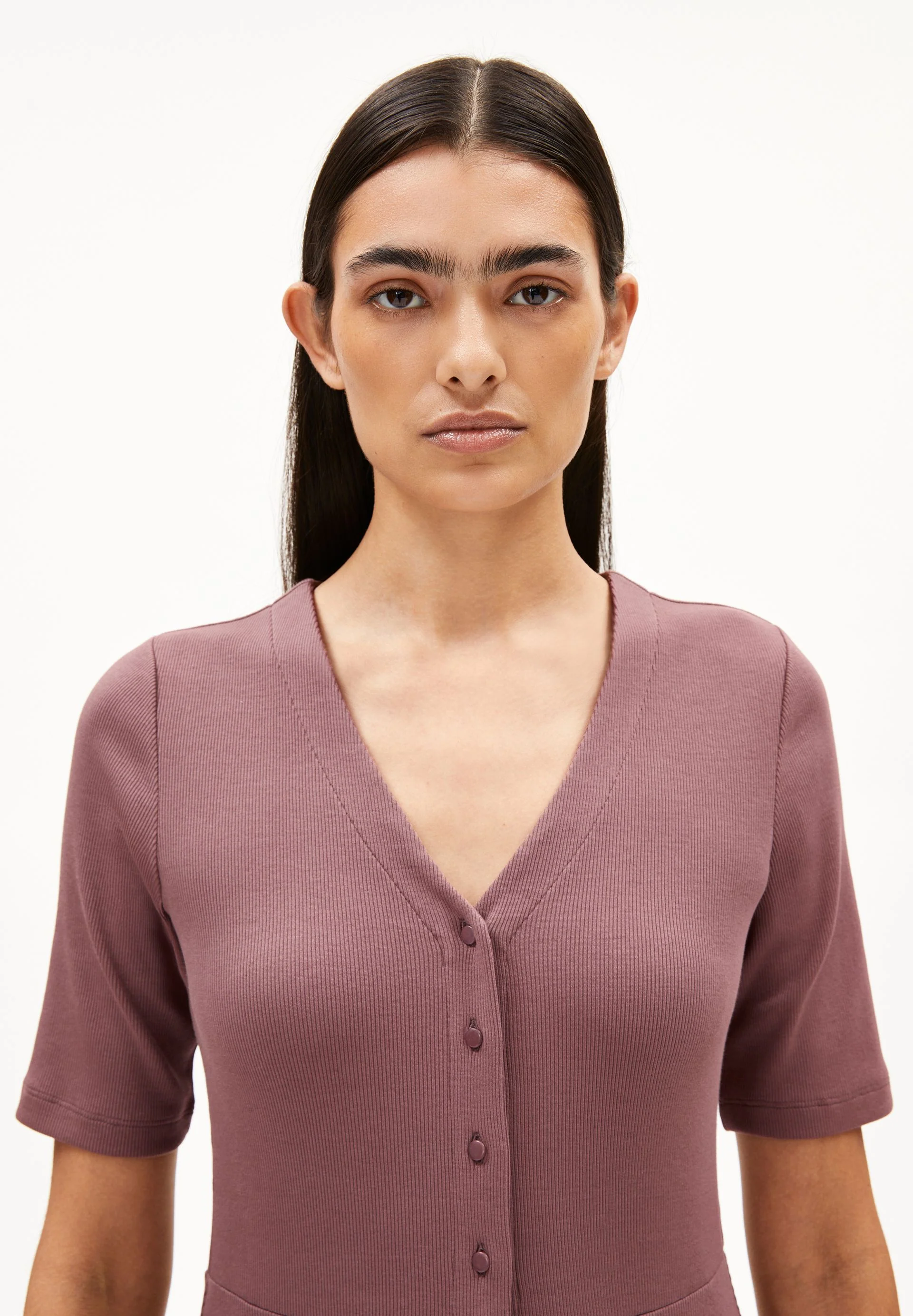 ALURAA KLEID | dark berry - Image 3