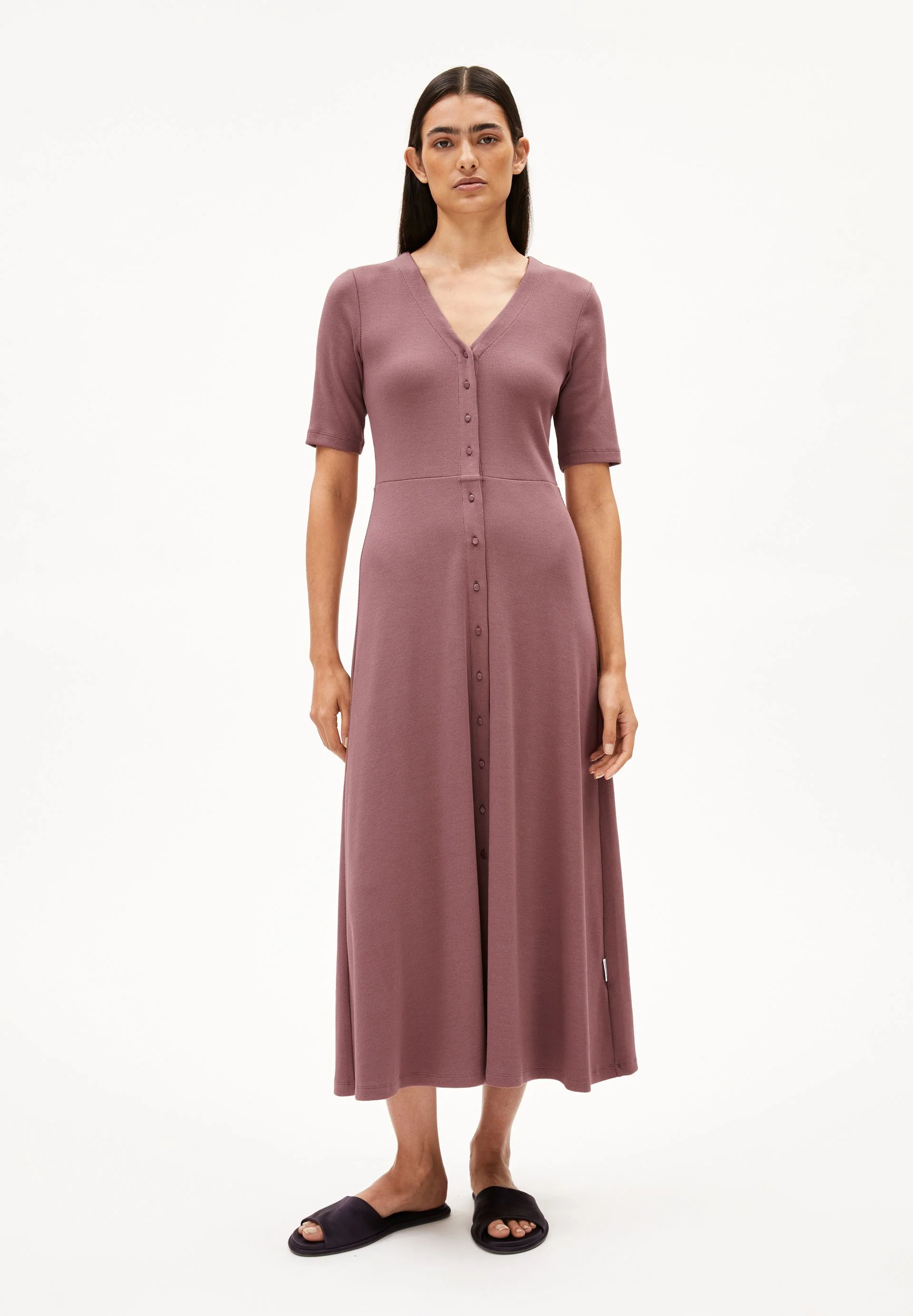 ALURAA KLEID | dark berry - Image 5