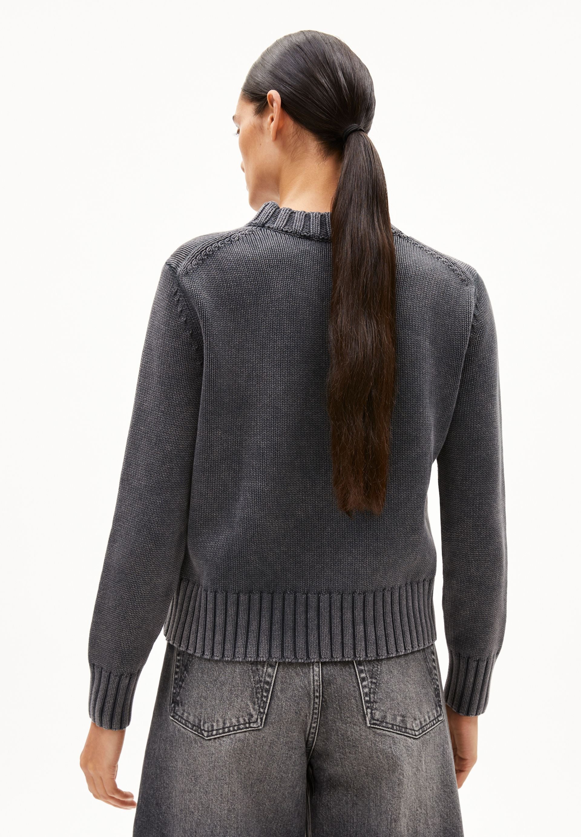 AMALIAAS GMT DYE STRICKPULLOVER | black - Image 2