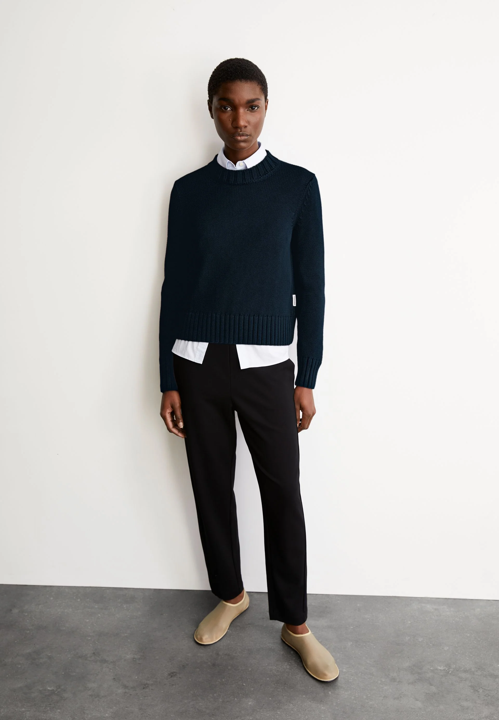 AMALIAAS GMT DYE STRICKPULLOVER | night sky - Image 4