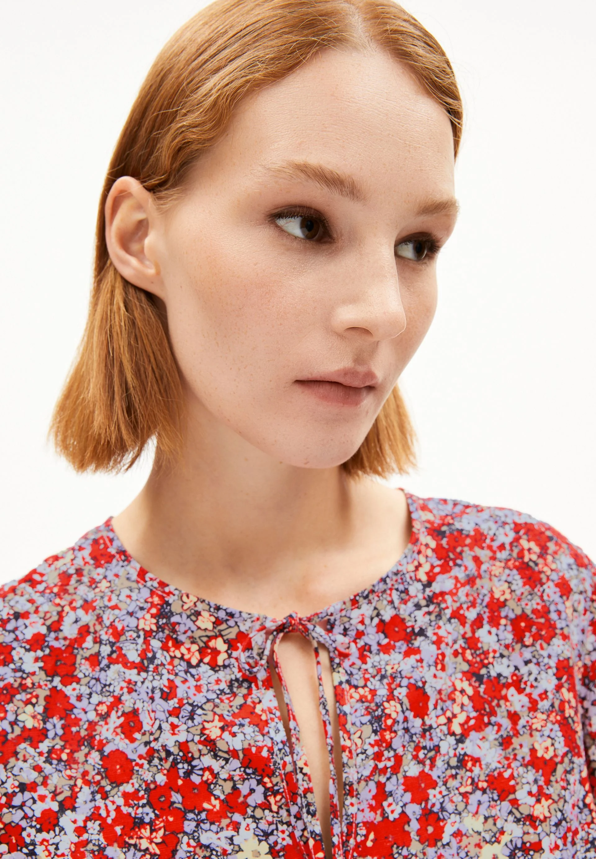 ANDRIKAA MOSAIC LINO | coral blush - Image 3