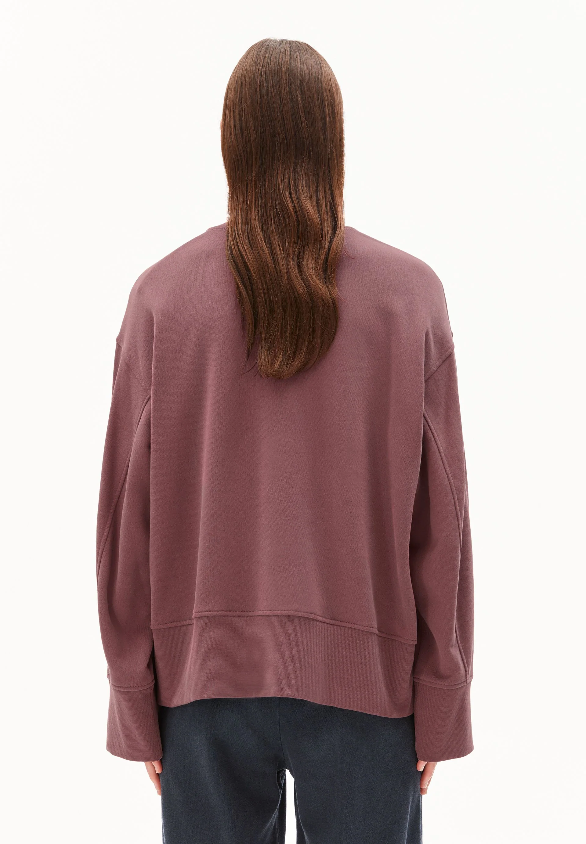 ANWAA SWEATSHIRT | dark berry - Image 2