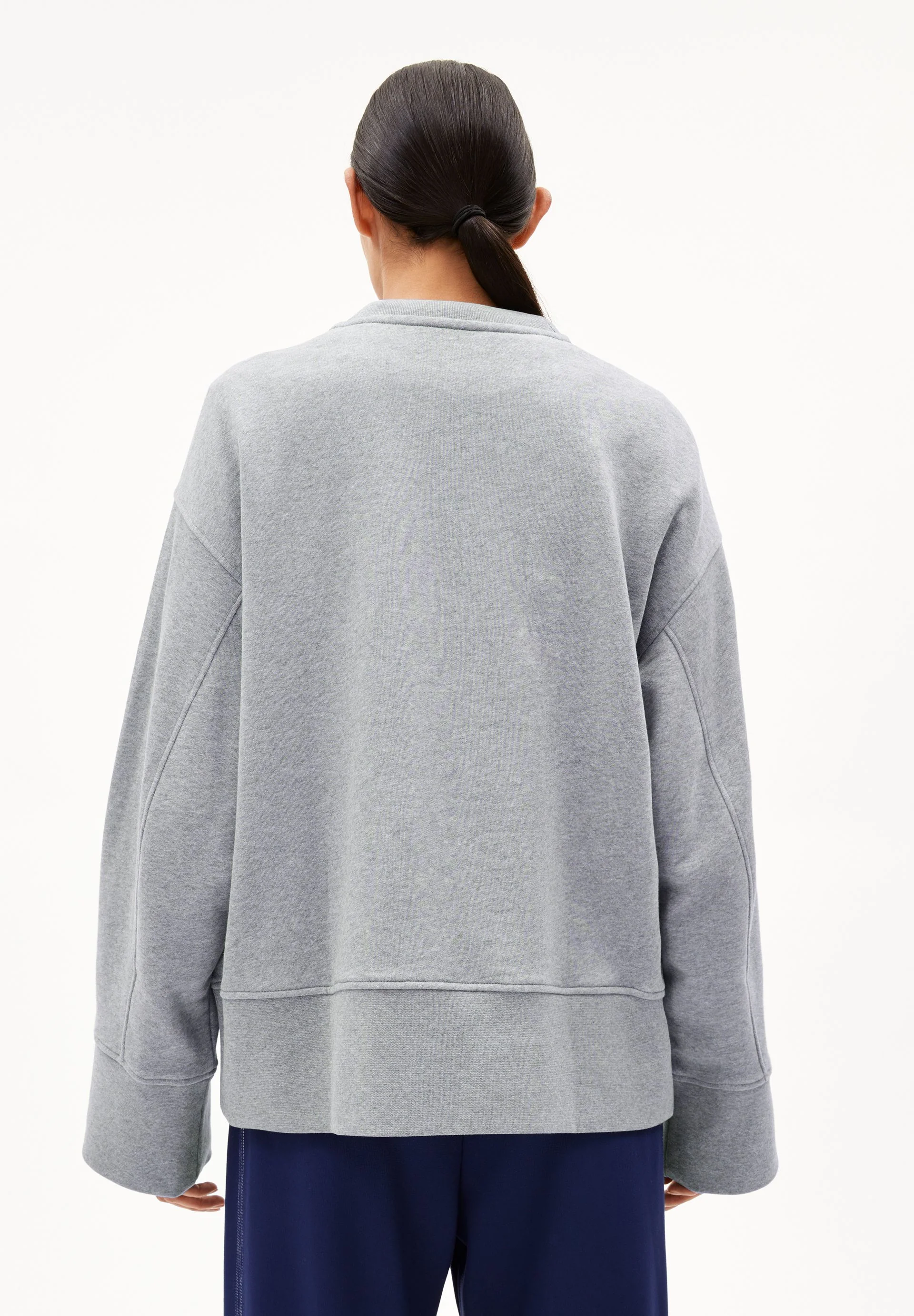 ANWAA SWEATSHIRT | silver melange - Image 2