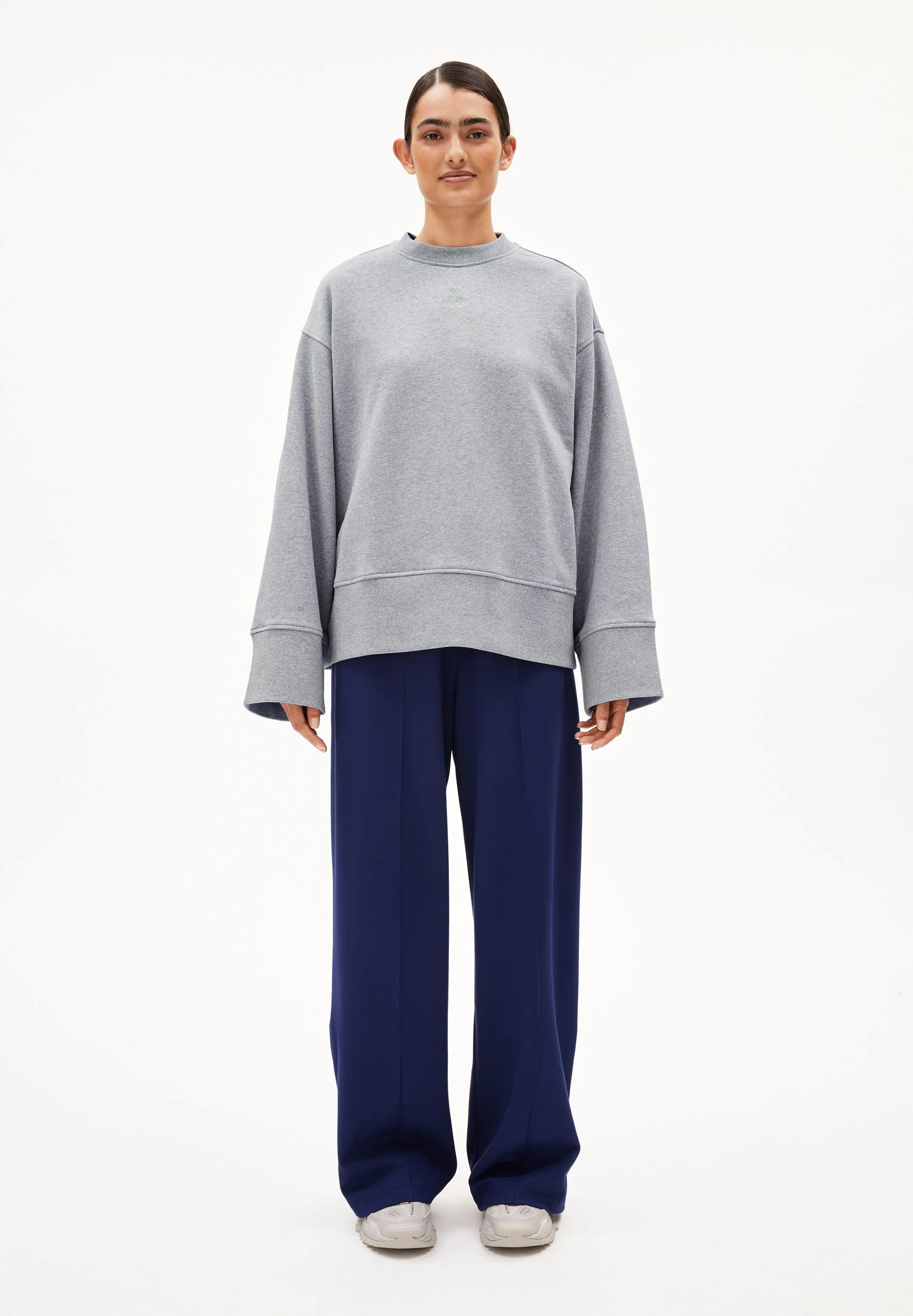 ANWAA SWEATSHIRT | silver melange - Image 5