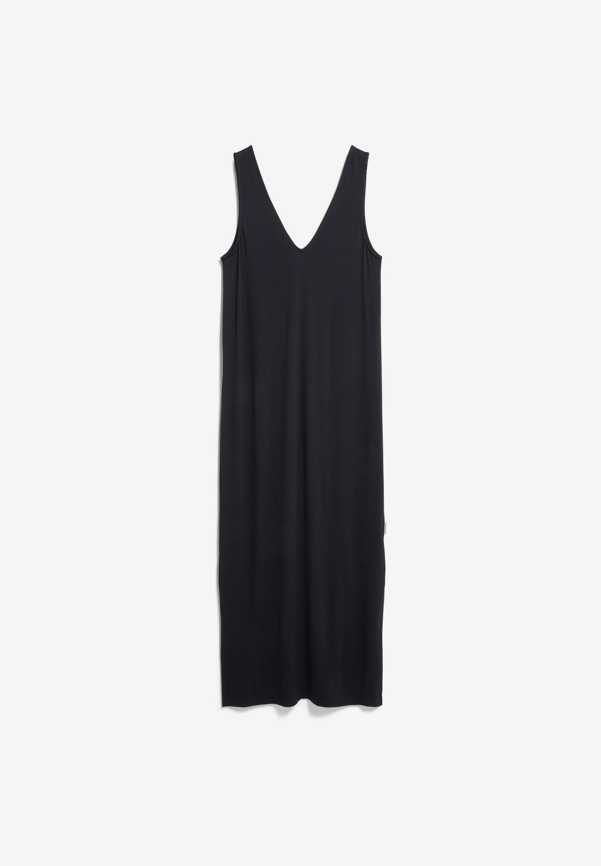 ÄRMELLOSES JERSEY-MIDI-KLEID | black - Image 6