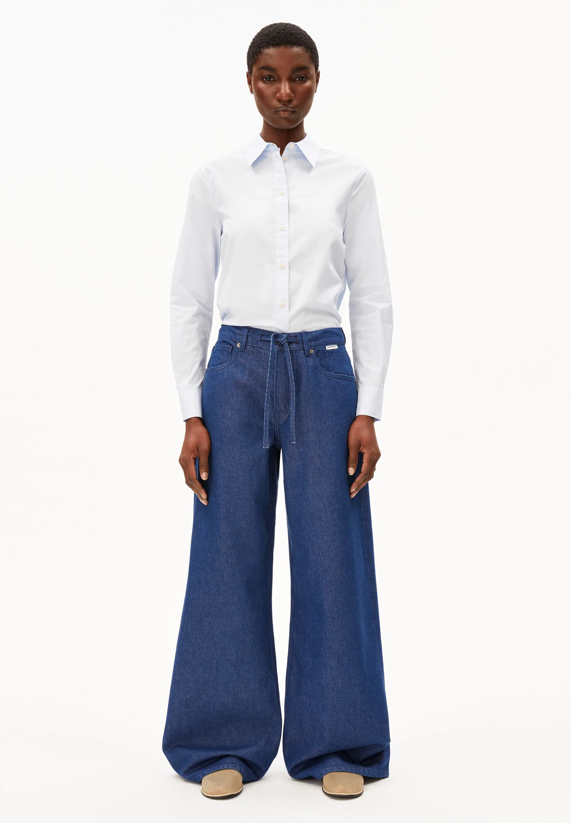 ASTRAEAAS WIDE LEG JEANS | rinse - Image 5