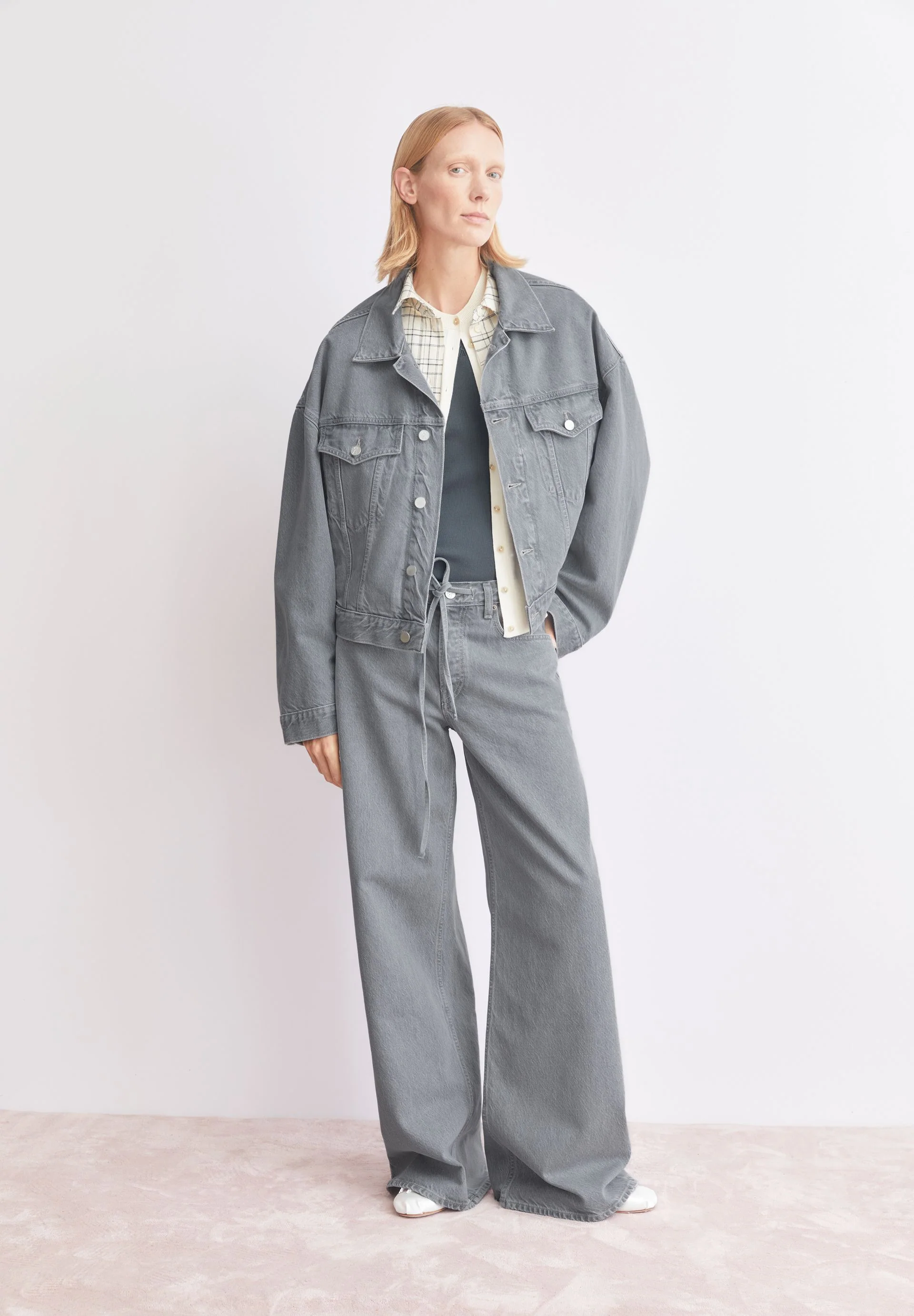 ASTRAEAAS WIDE LEG JEANS | loa - Image 4