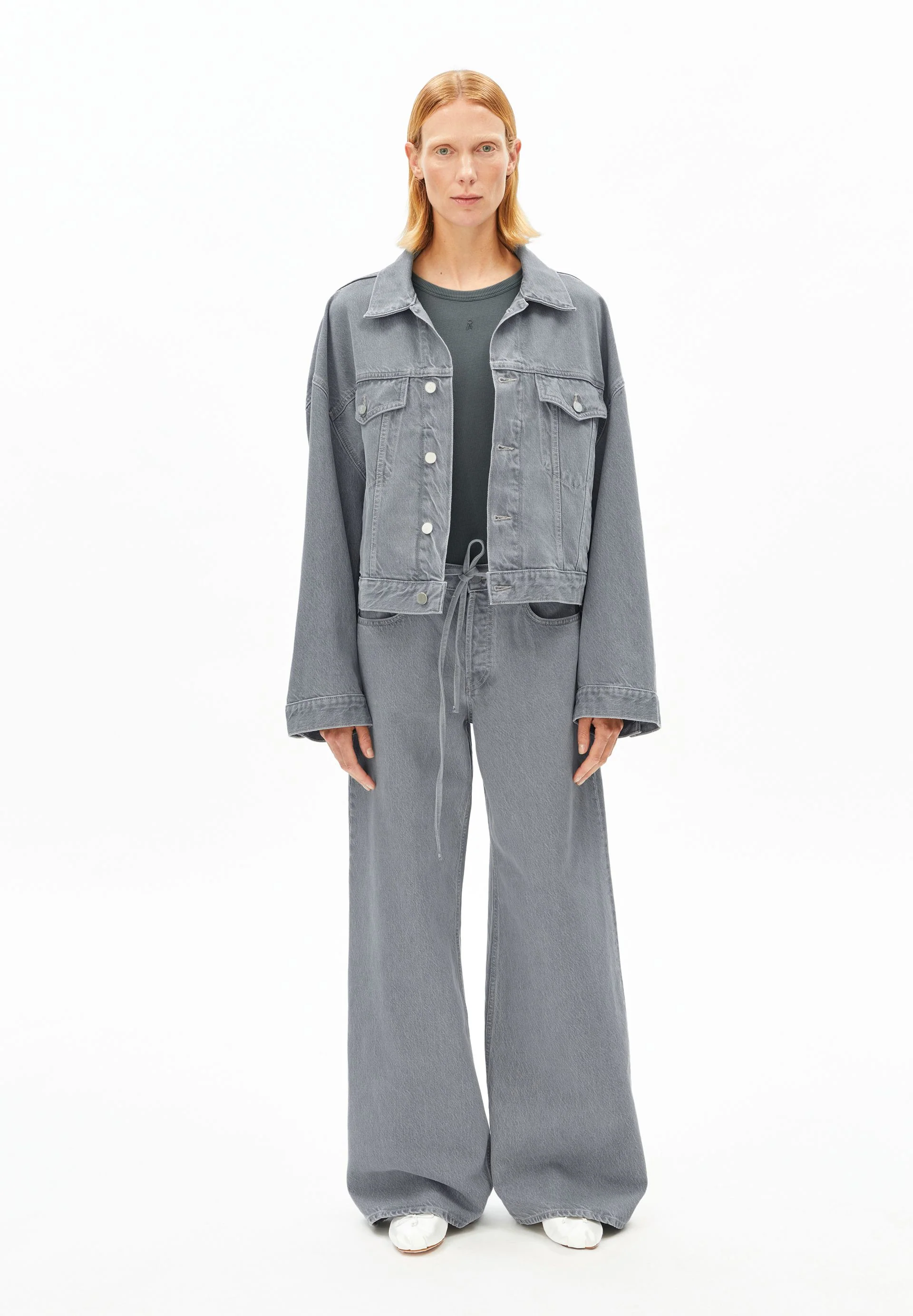 ASTRAEAAS WIDE LEG JEANS | loa - Image 5