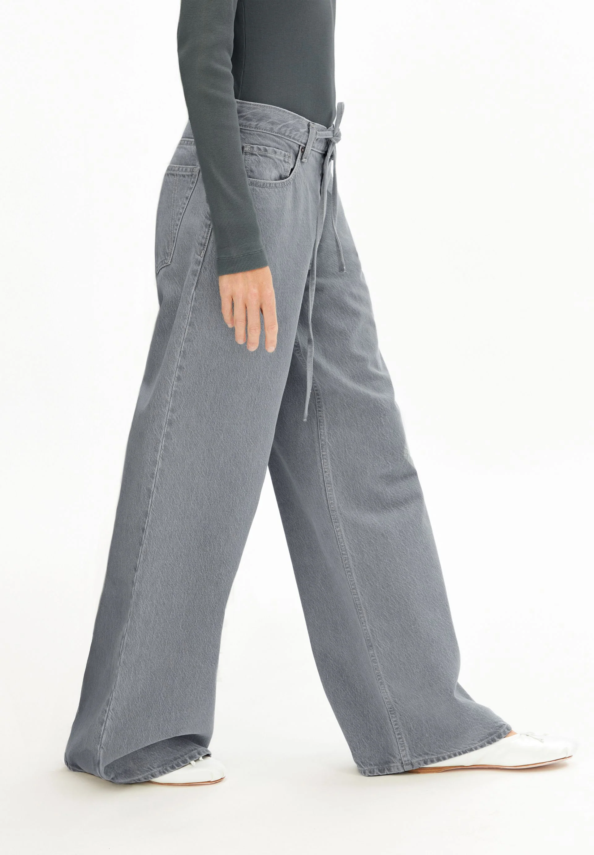 ASTRAEAAS WIDE LEG JEANS | loa - Image 6