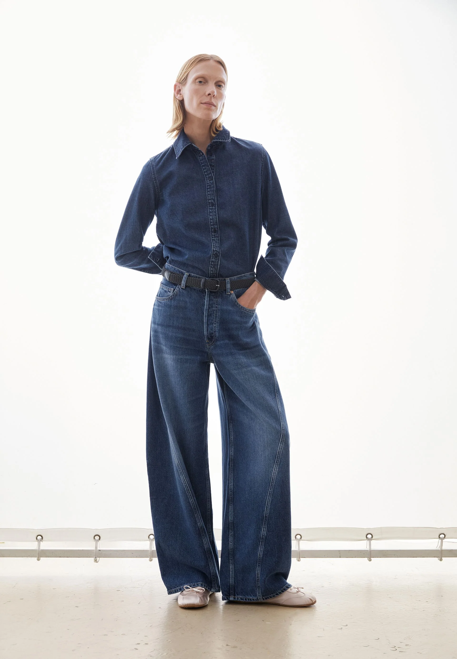 AURELAA JEANSBLUSE | eau - Image 4