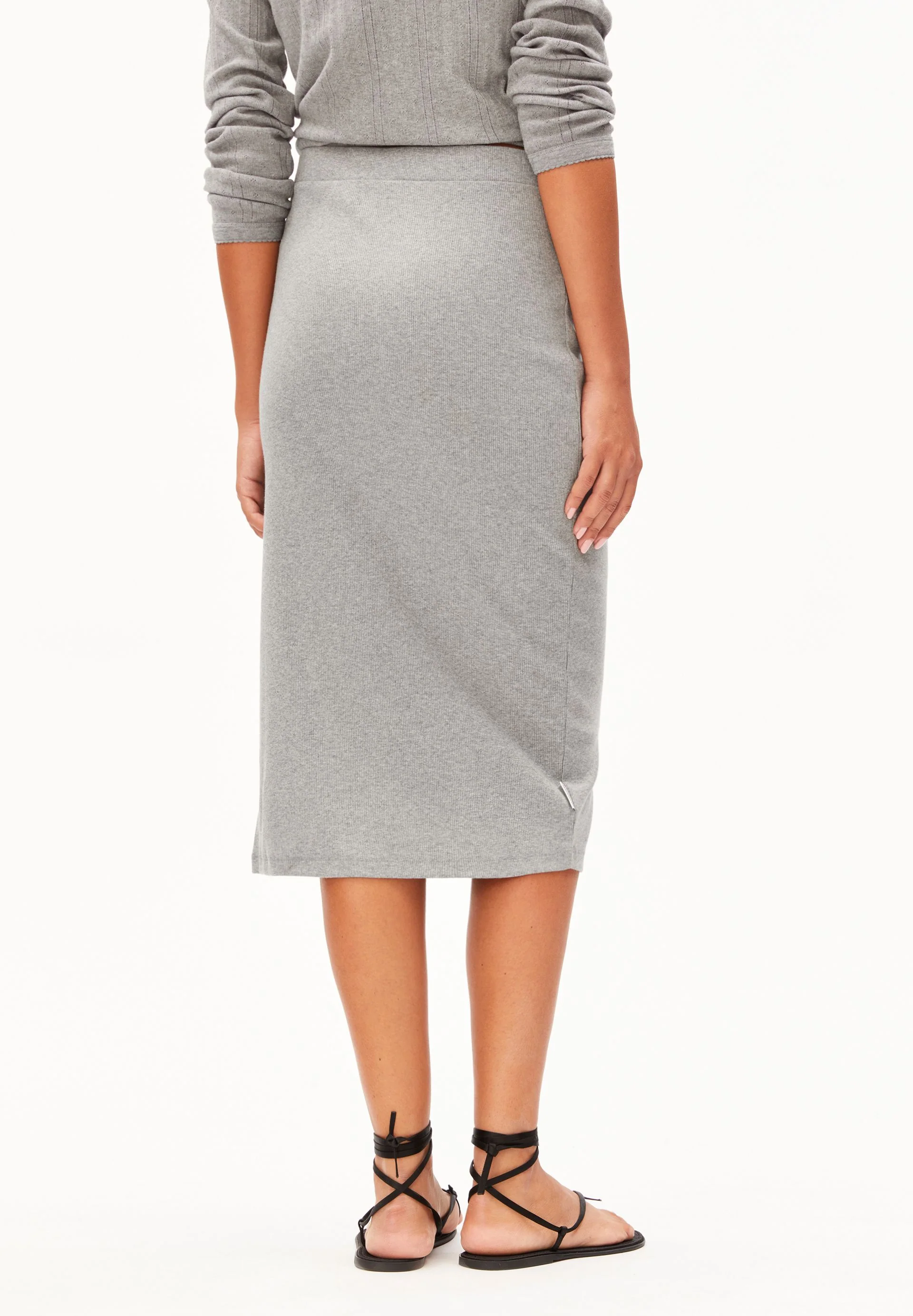 AZITAA RIPP-MIDI-ROCK | silver melange - Image 2