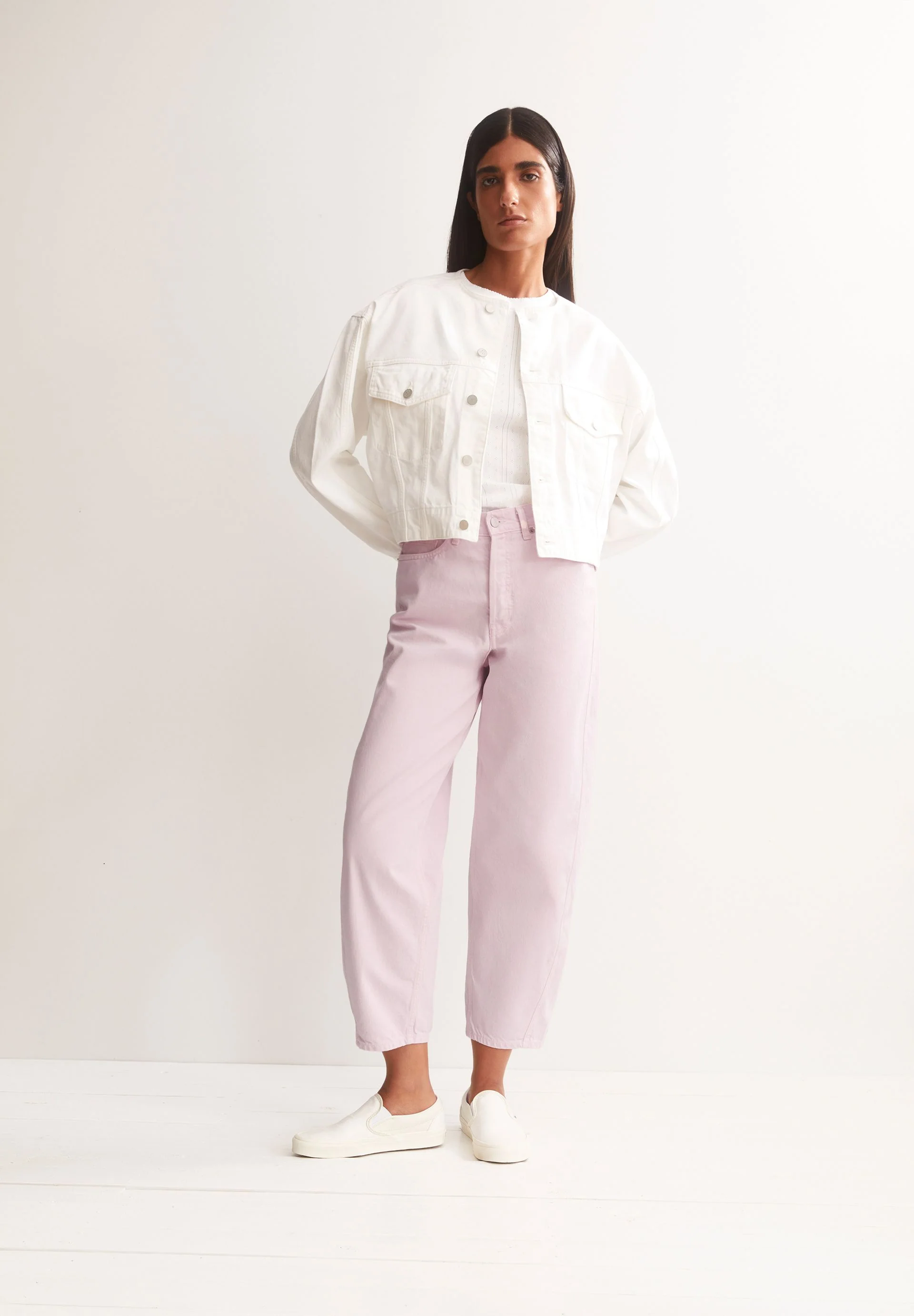 BAARLY BARREL JEANS | pink mist - Image 4
