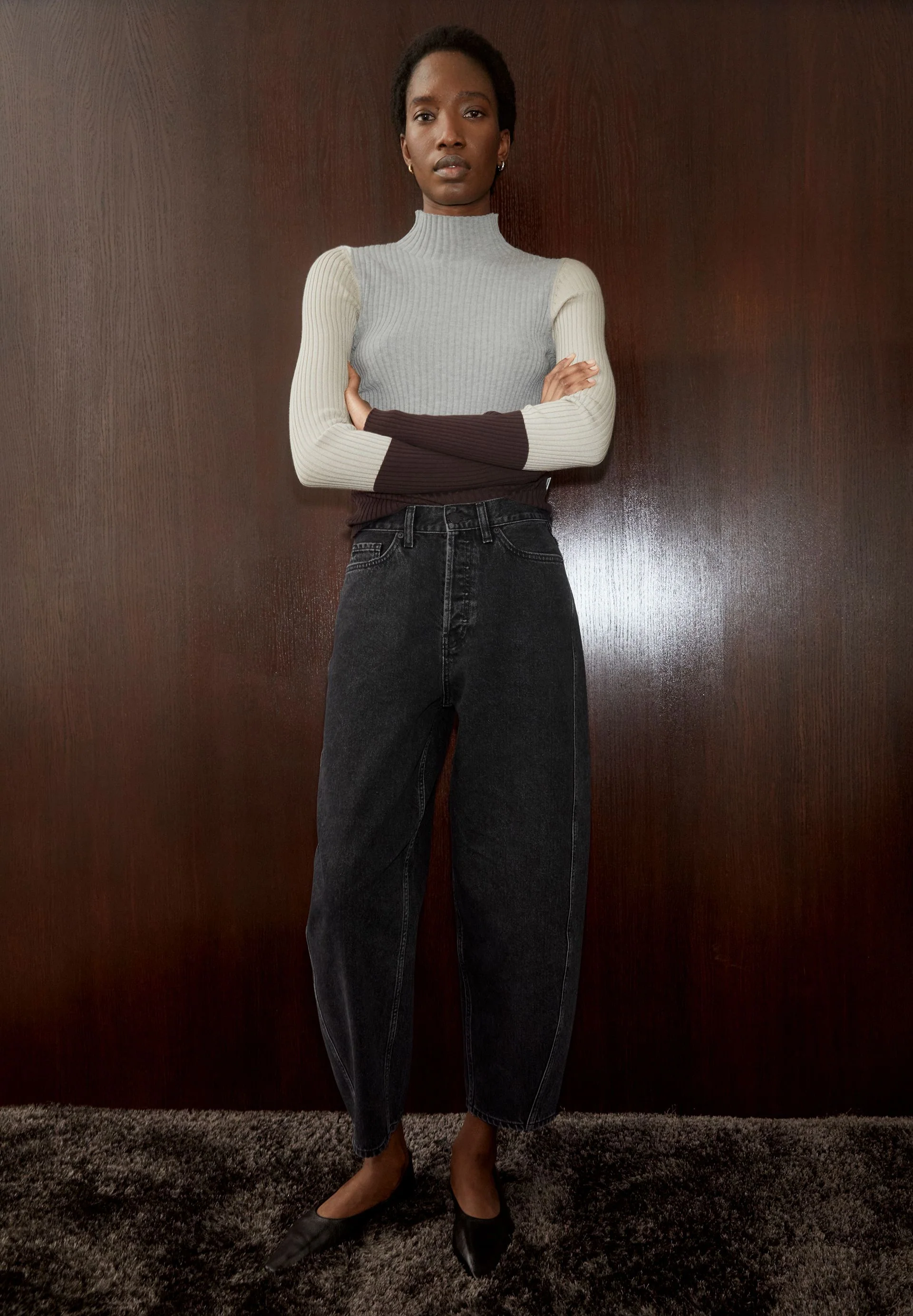 BAARLY BARREL JEANS | ebony black - Image 4