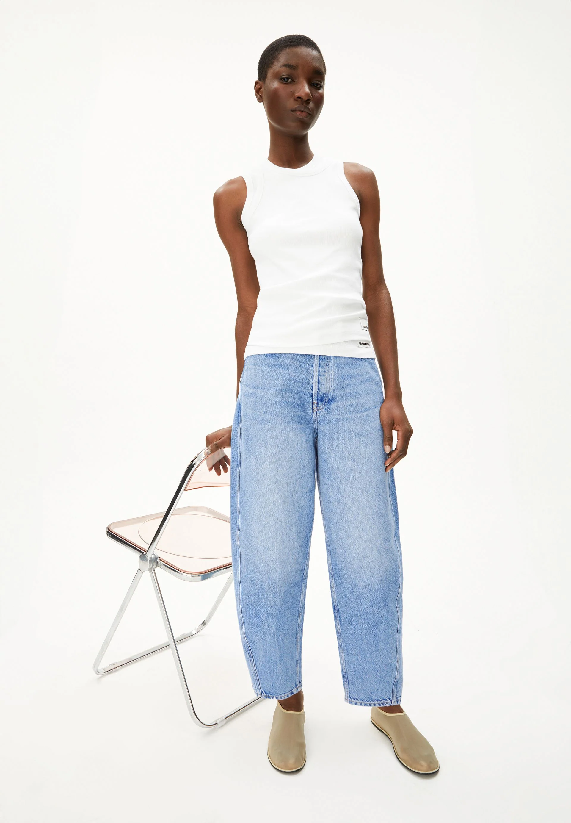 BAARLY HIGH WAIST BARREL JEAN | noise - Image 4