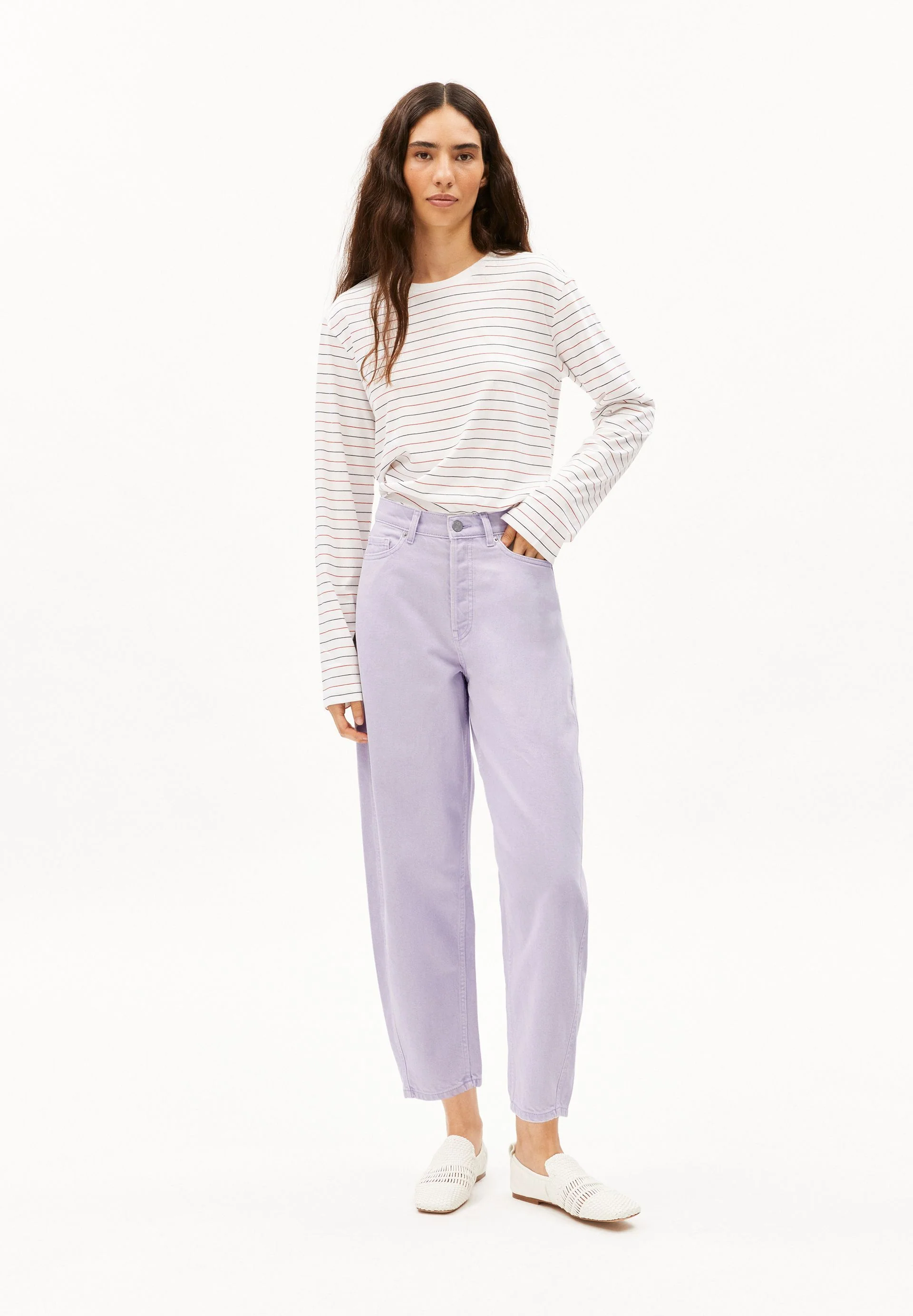 BAARLY BARREL JEANS | soft lilac - Image 5