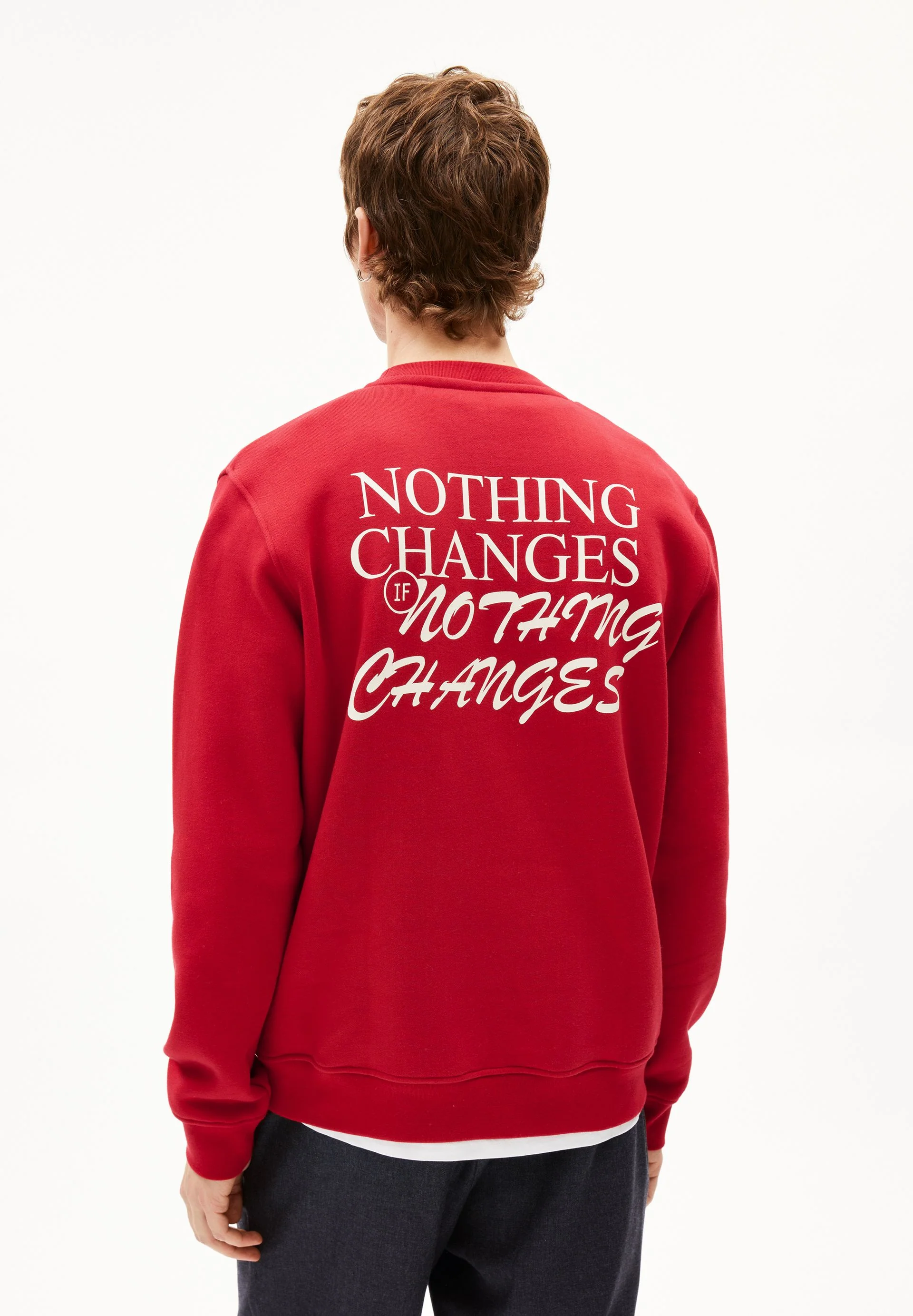 BAARO CHANGES SWEATSHIRT | scarlet red - Image 2