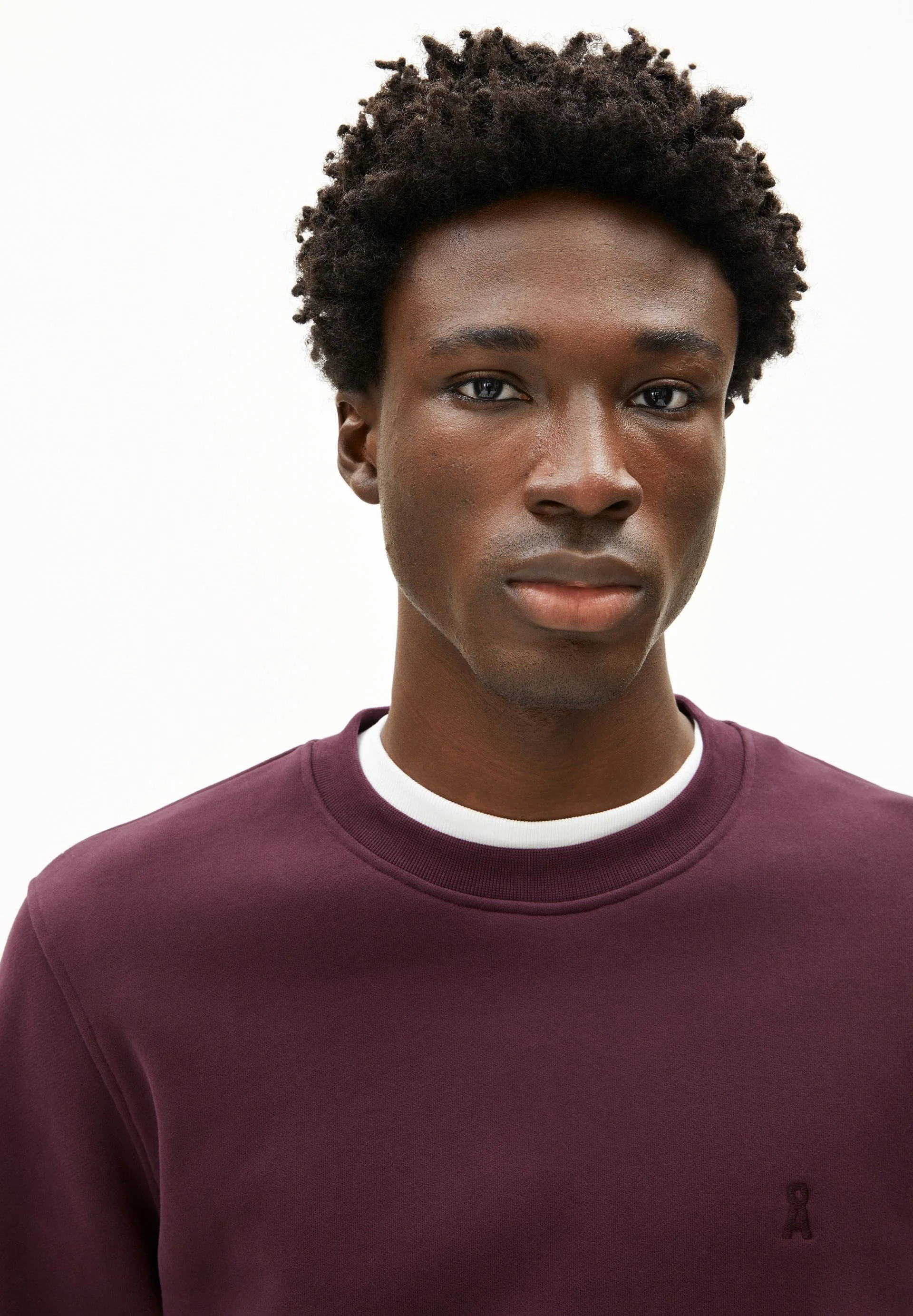 BAARO FLEECE SWEATSHIRT | dark cranberry - Image 3