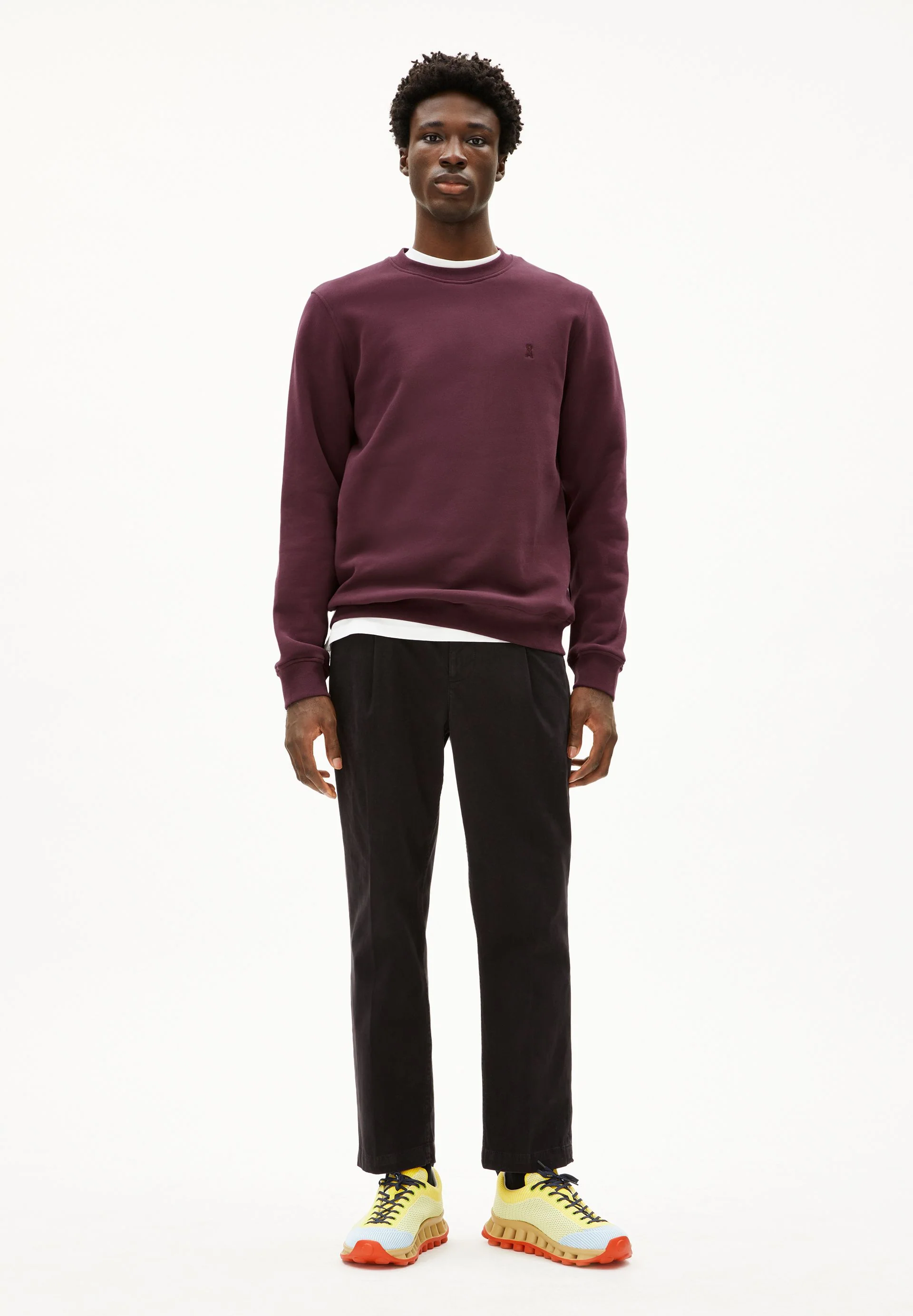 BAARO FLEECE SWEATSHIRT | dark cranberry - Image 5