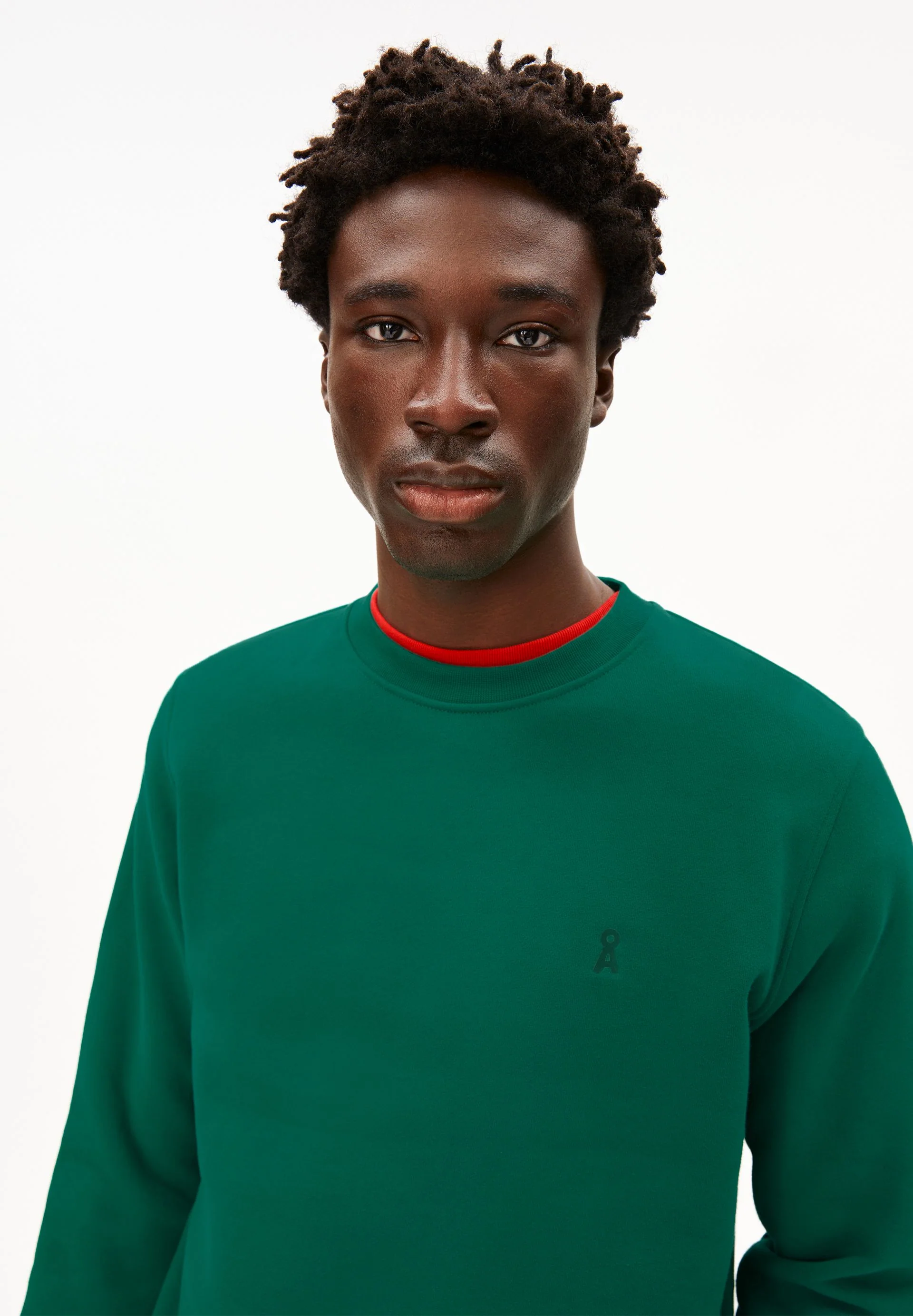 BAARO FLEECE SWEATSHIRT | emerald green - Image 3