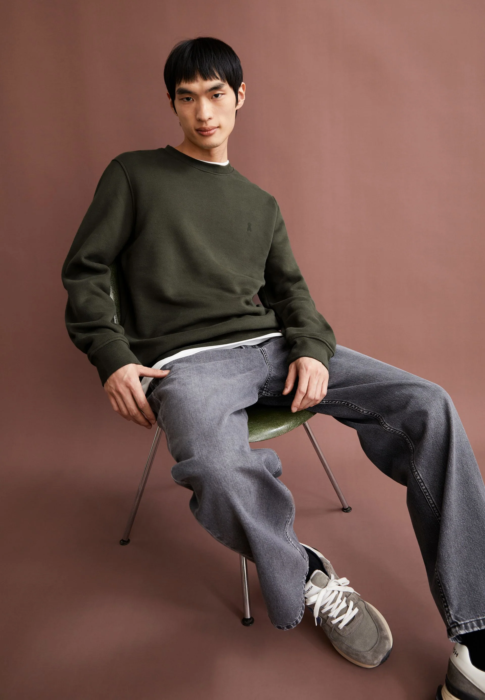 BAARO FLEECE SWEATSHIRT | forest pine - Image 4