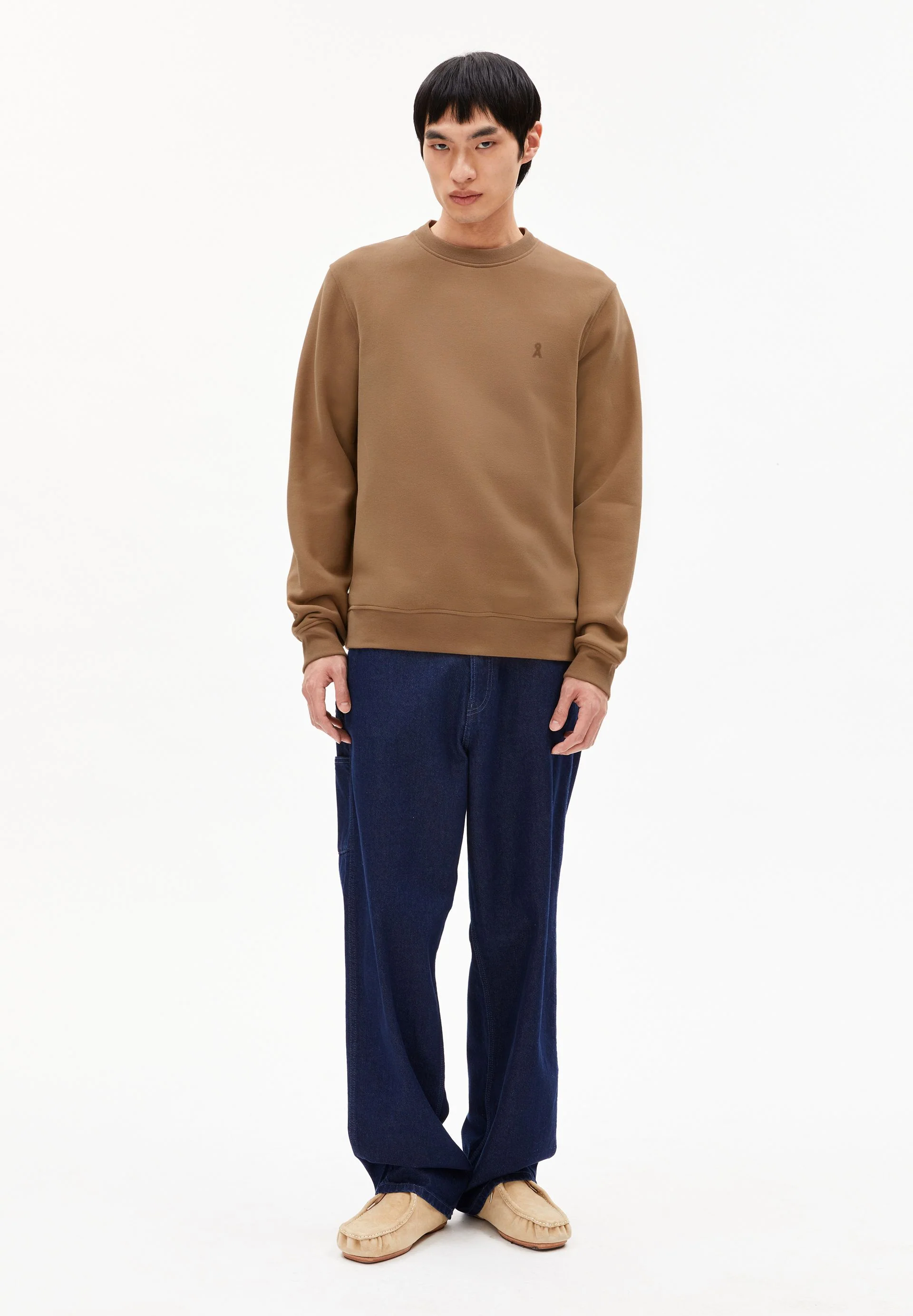 BAARO FLEECE SWEATSHIRT | light oak - Image 5