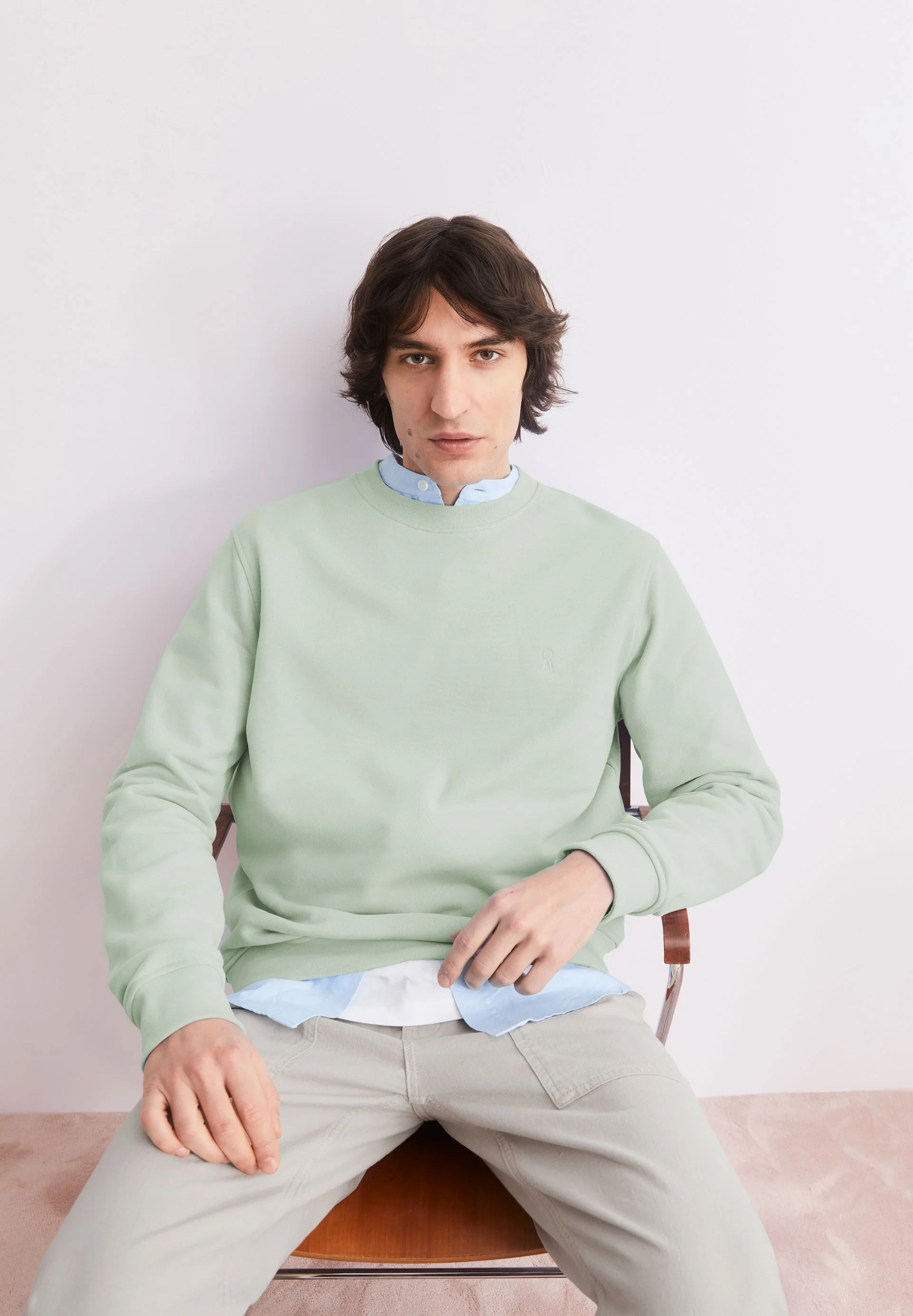 BAARO LOOP SWEATSHIRT | foam - Image 4