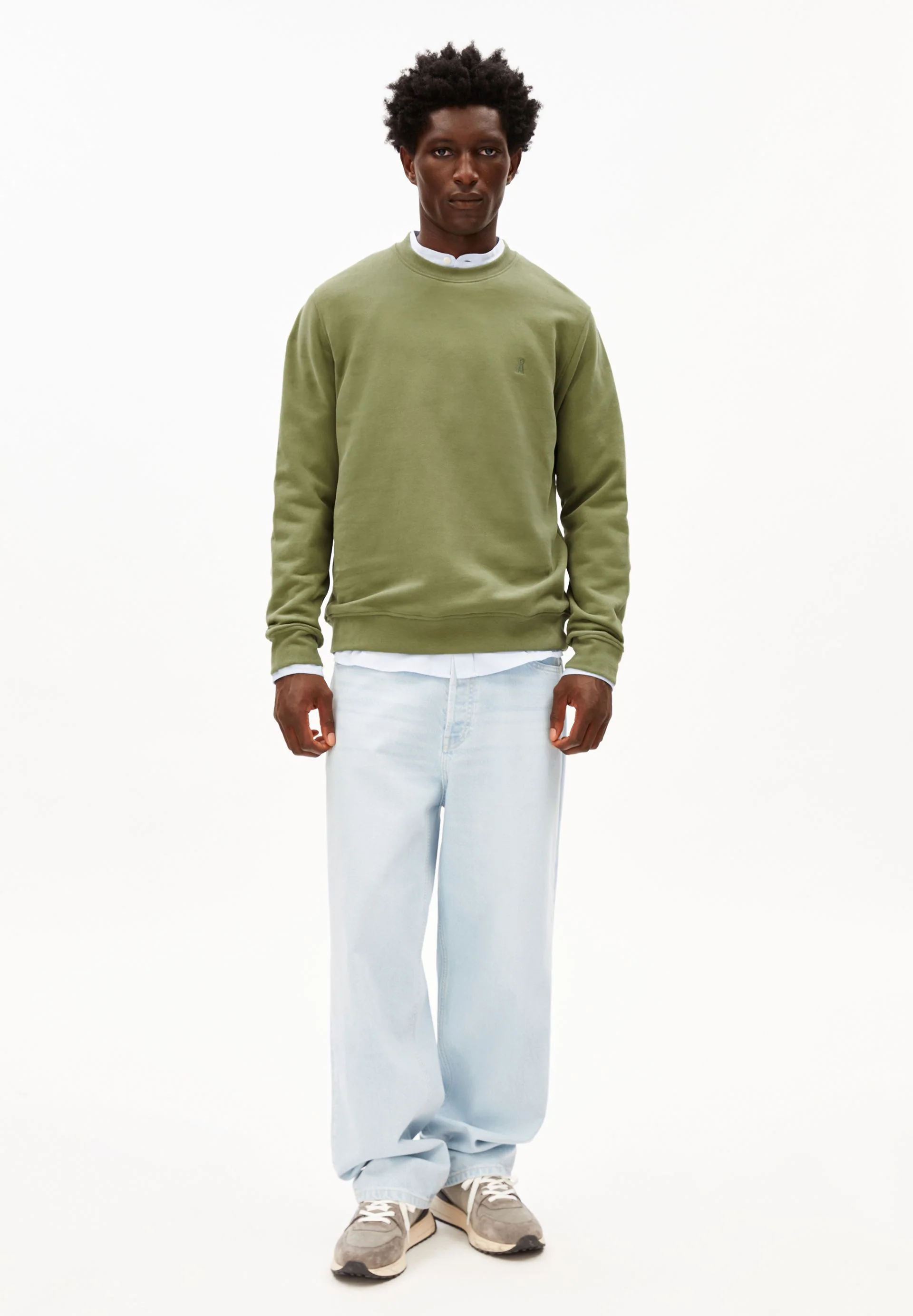 BAARO LOOP SWEATSHIRT | fatigue green - Image 5