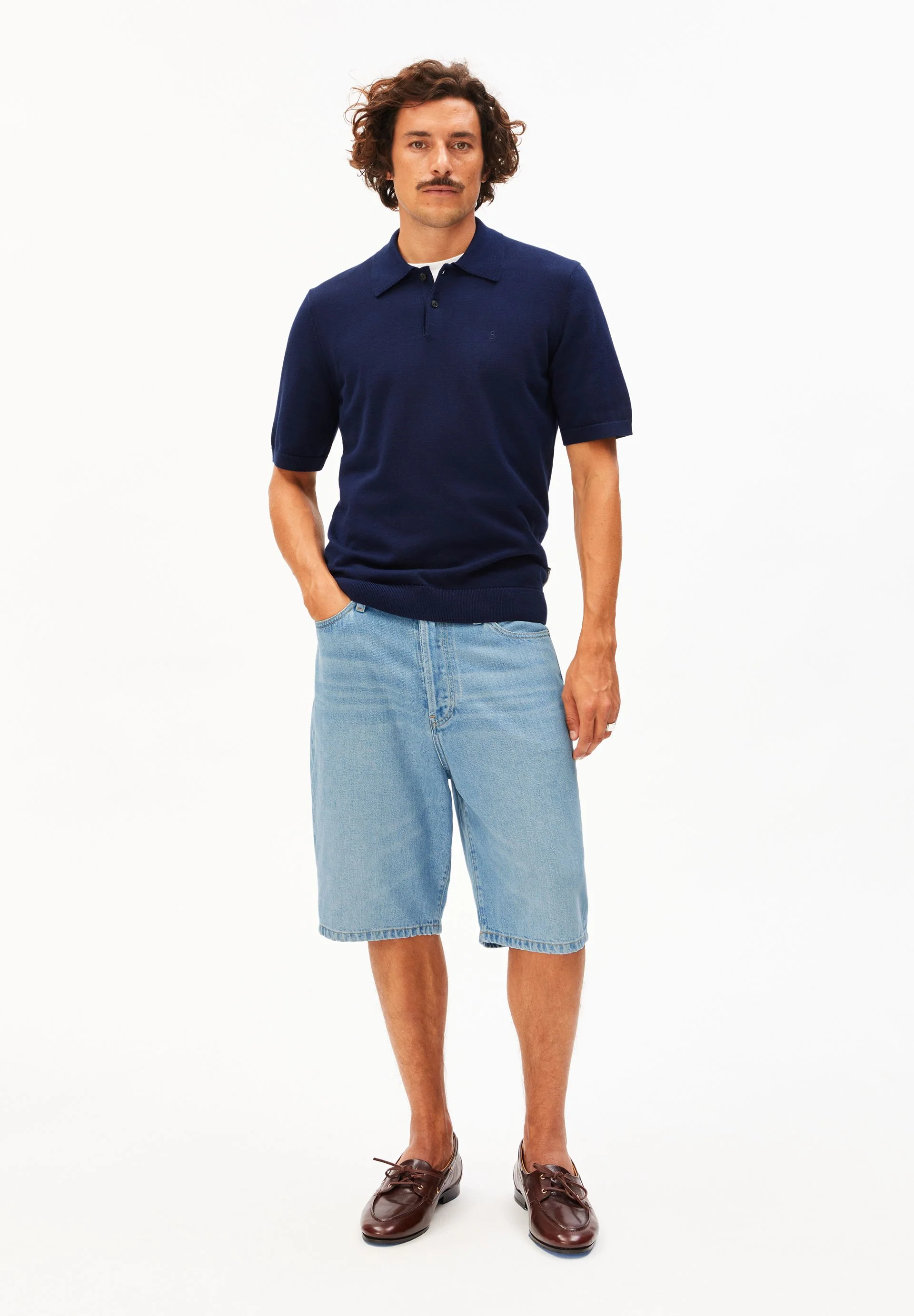 BAGGY HANF-MIX JEANS-SHORTS | atlas - Image 5