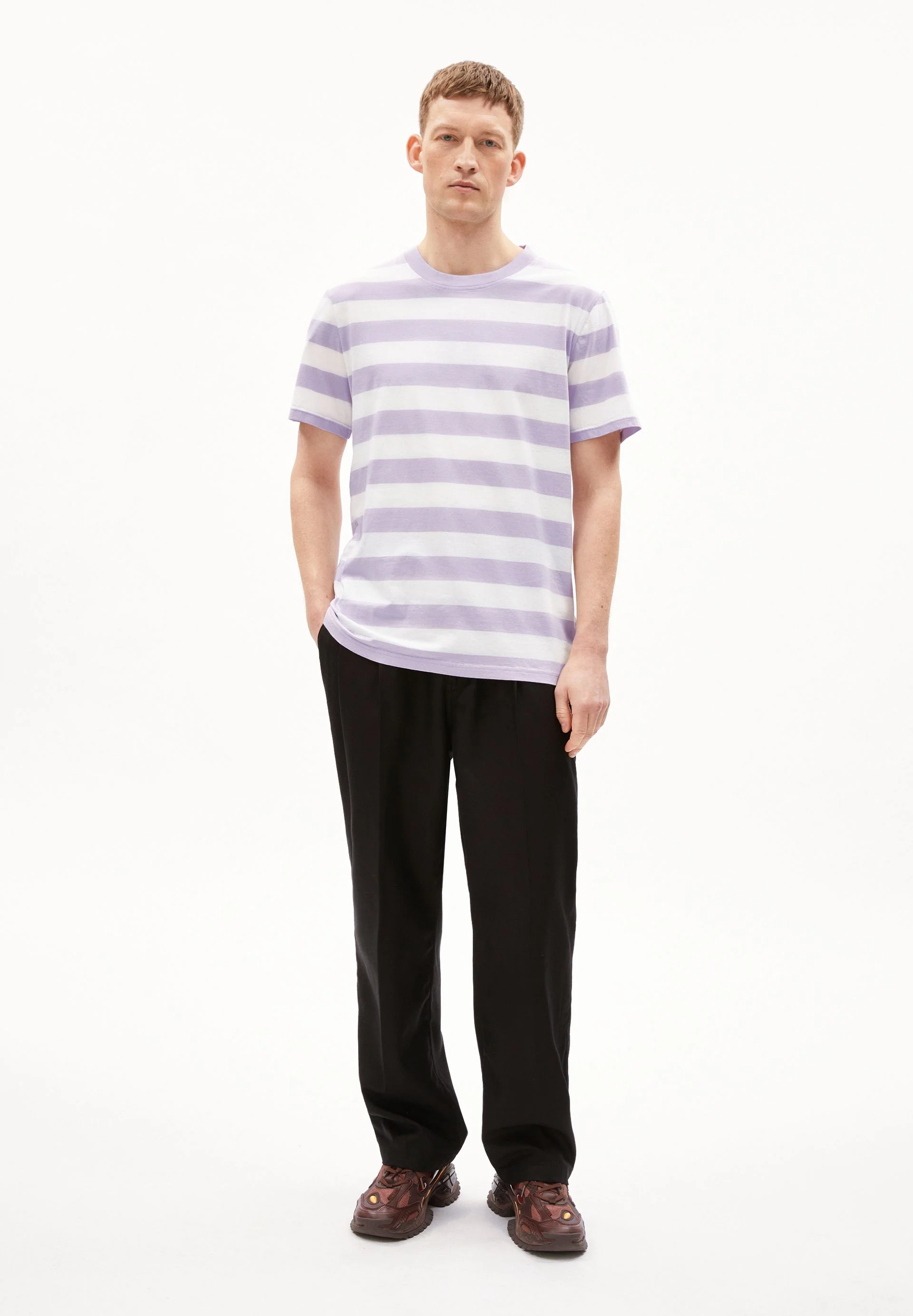 BAHAAR STRIPES | lavender light-white - Image 5