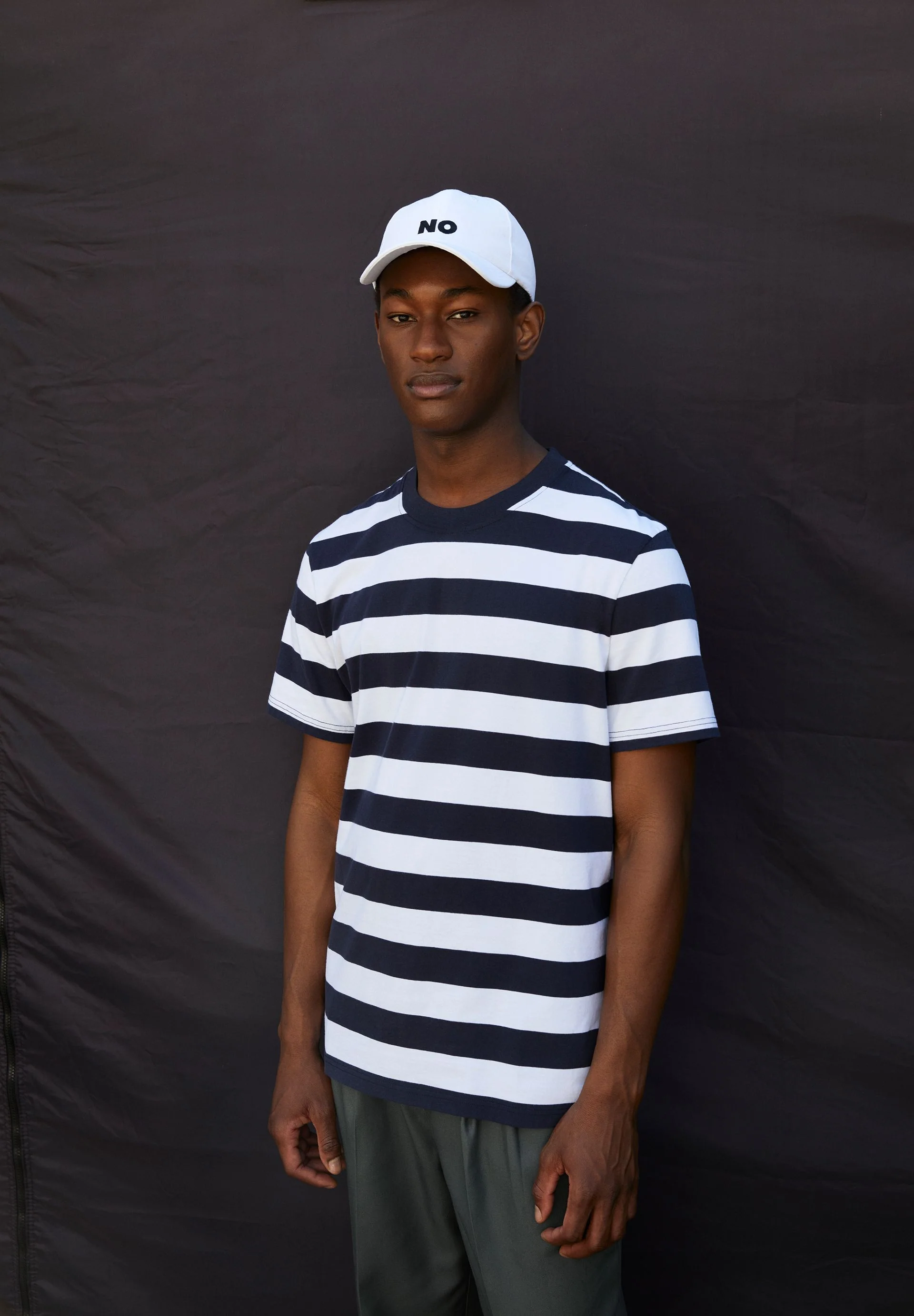 BAHAAR STRIPES | night sky-white - Image 4