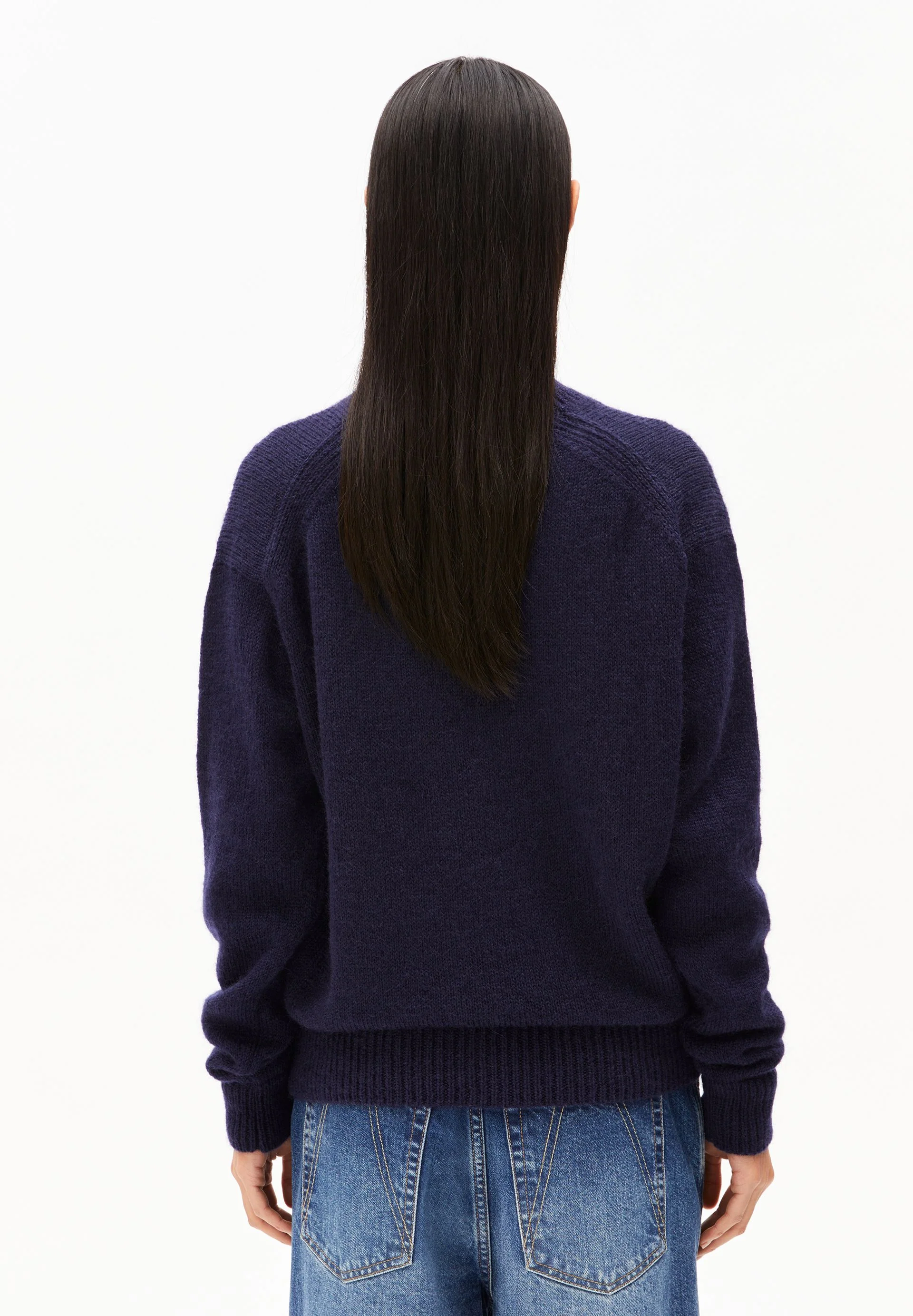 BALBAA PREMIUM STRICKPULLOVER | tinted navy - Image 2