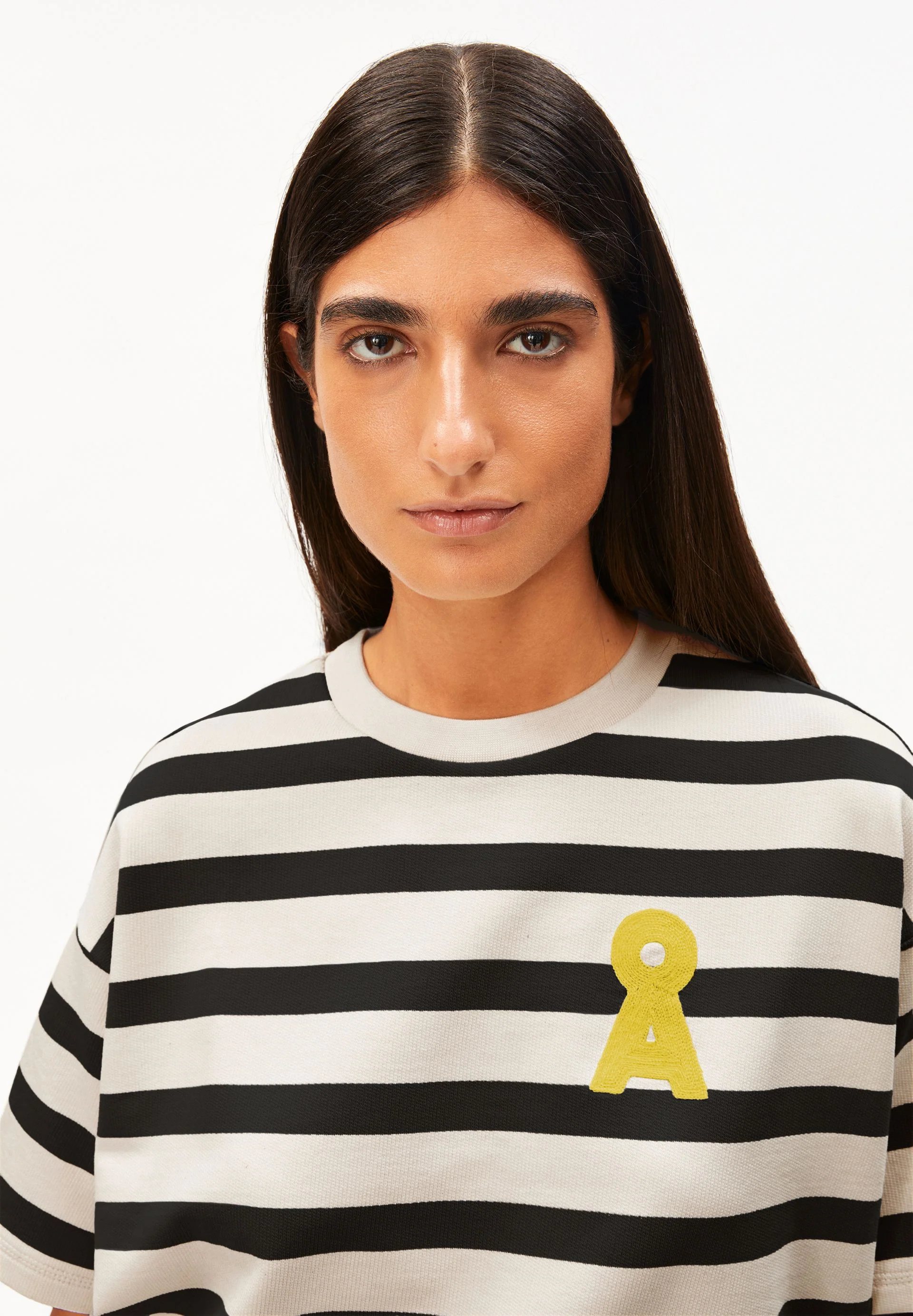 BAMIKAA  GESTREIFTES SWEATSHIRT | undyed-black - Image 3