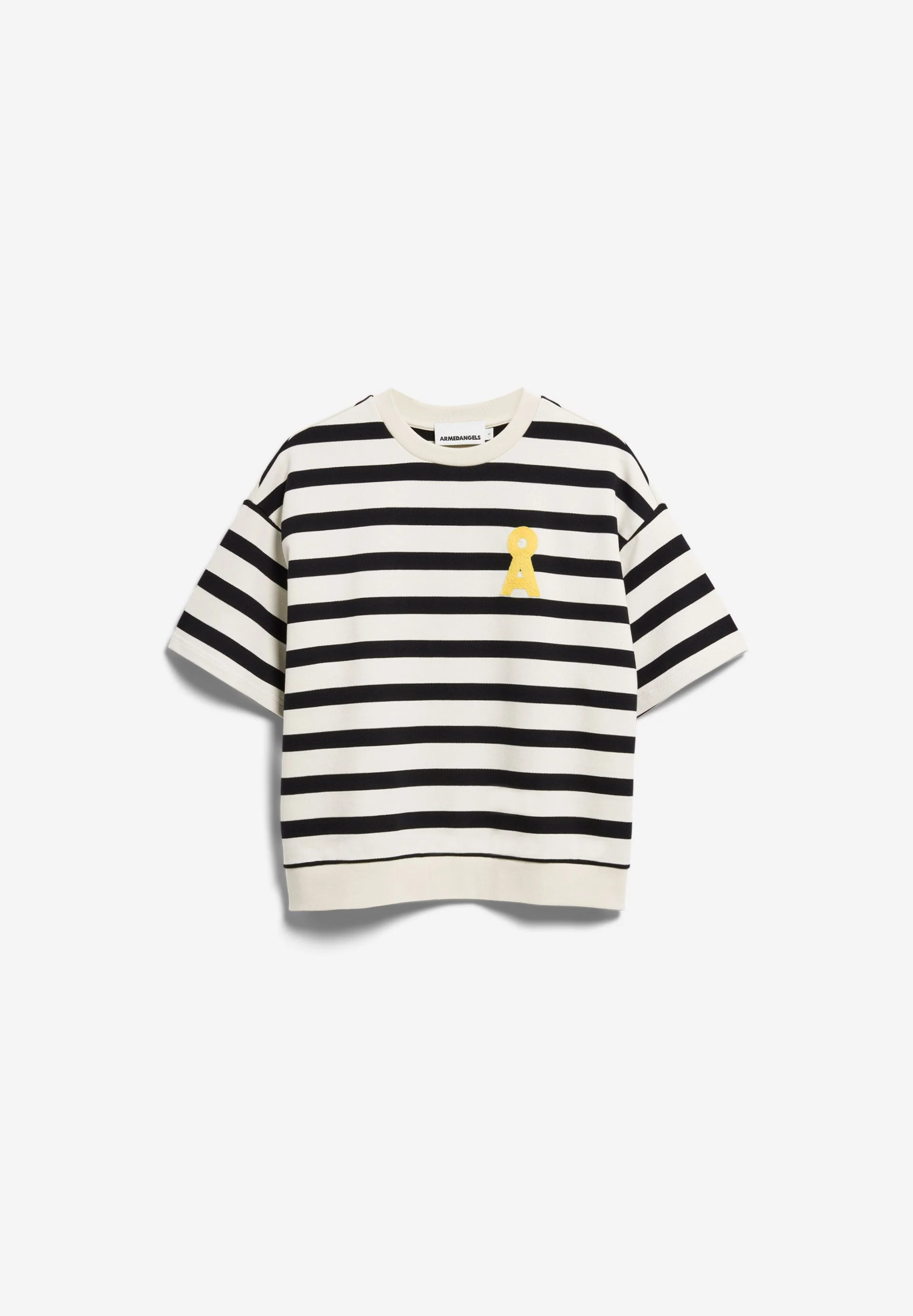 BAMIKAA  GESTREIFTES SWEATSHIRT | undyed-black - Image 6